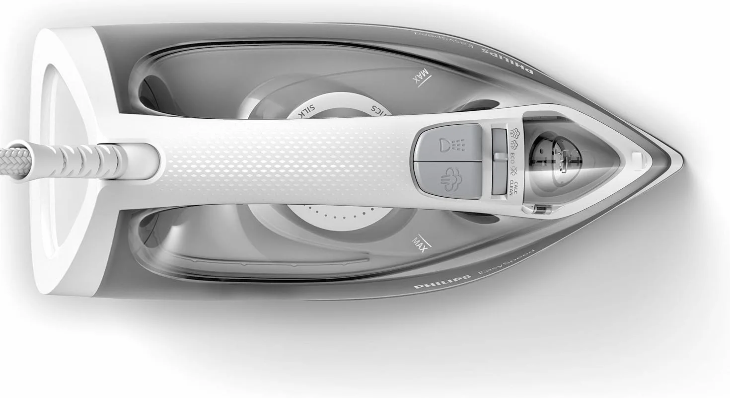 Philips EasySpeed Żelazko Parowe 2000 W Ceramiczna Stopa 4 Ustawienia Pary Szare GC1751/80