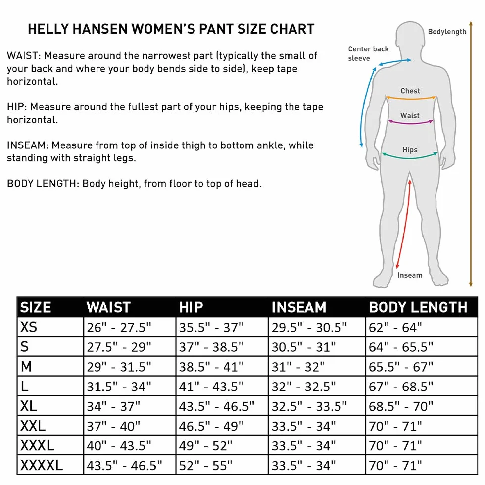 Helly-Hansen Kobiety W Pier Bib Spodnie, Czarny, L