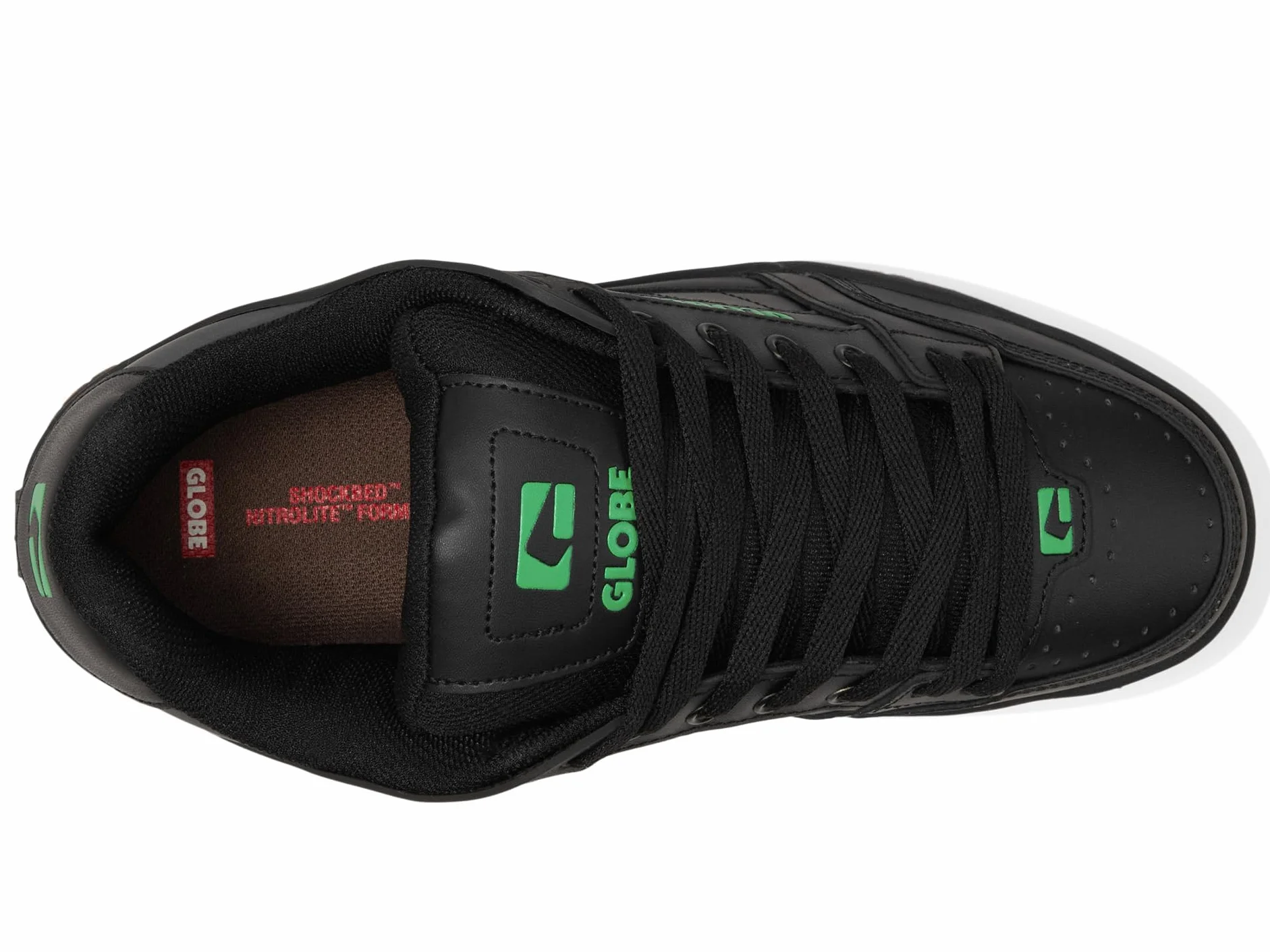 Globe Tilt męskie buty sportowe w kolorze czarnym zielonym