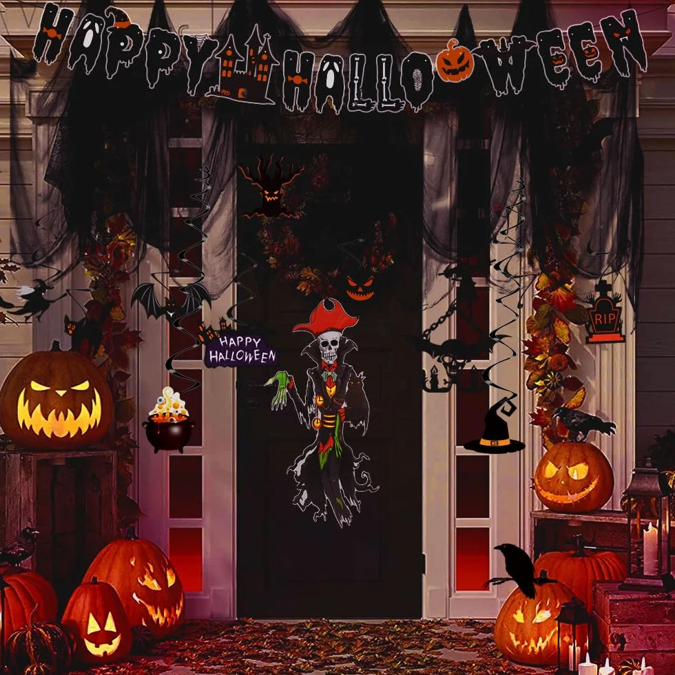 Humairc Dekoracja ducha Happy Halloween
