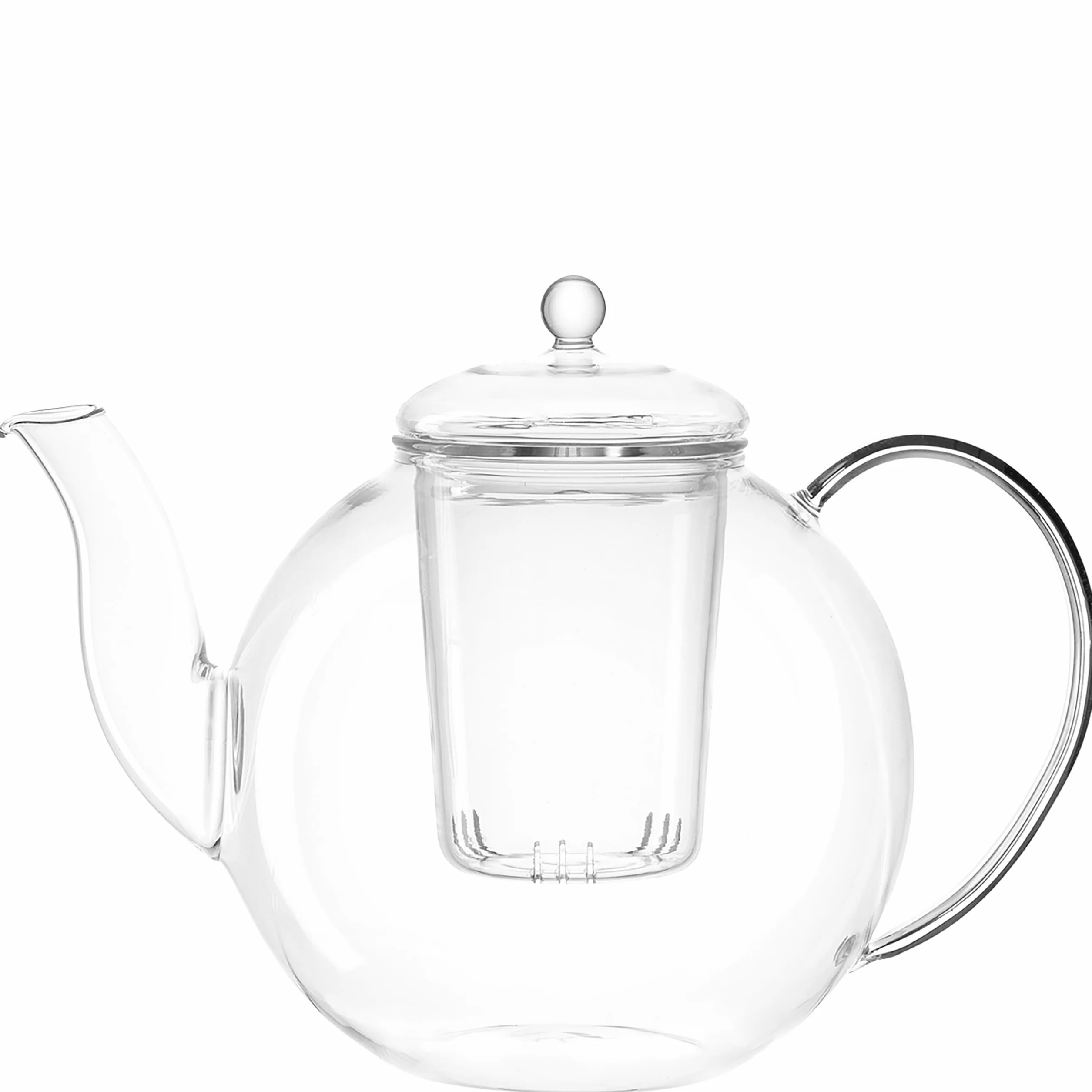 Leonardo Armonia Unique czajniczek 1200 ML przezroczysty - czajnik (pojedynczy czajnik, 1200 ml, przezroczysty, szklany, 192 mm, 175 mm)