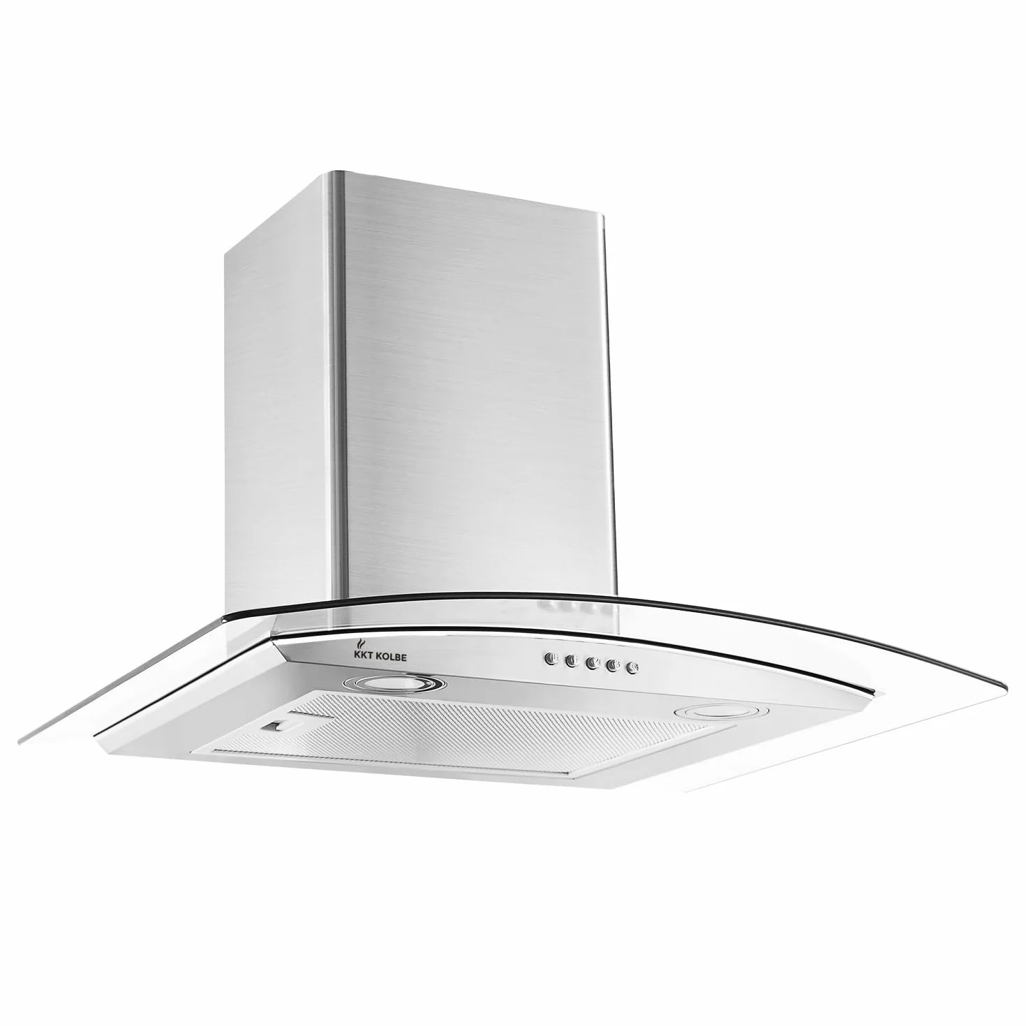 Okap kuchenny 60 cm stal nierdzewna czarne szkło SINUS601ED