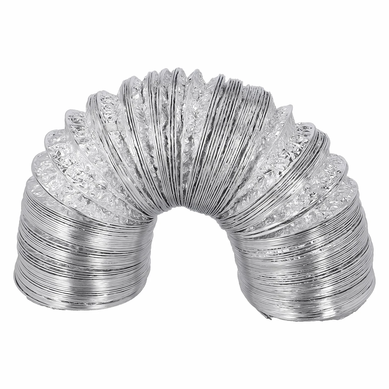 Europart Wąż odprowadzający powietrze 125mm ALU 3m do suszarki, okapu, klimatyzacji