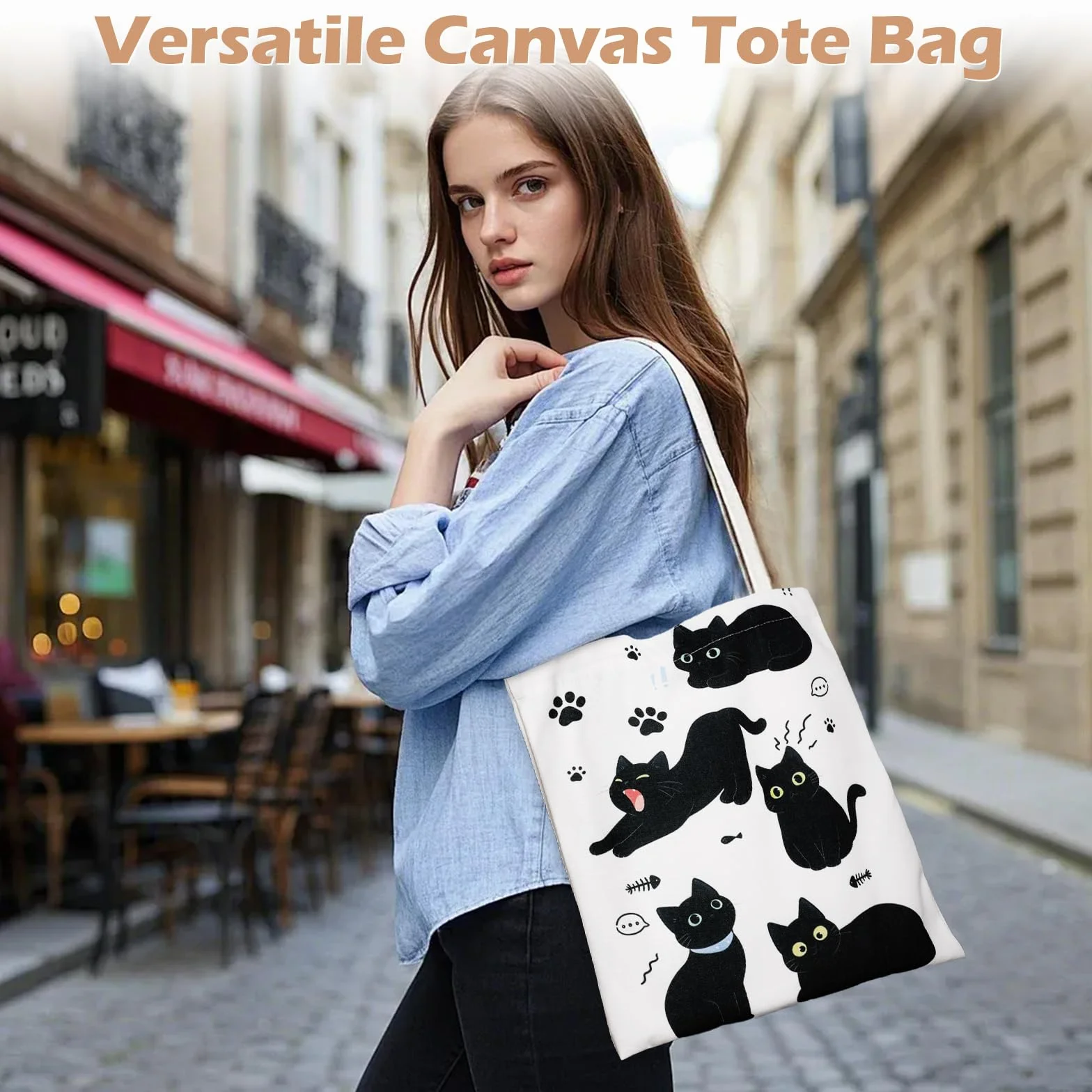 Torba płócienna z zamkiem błyskawicznym 38x34,5 cm bawełniana składana