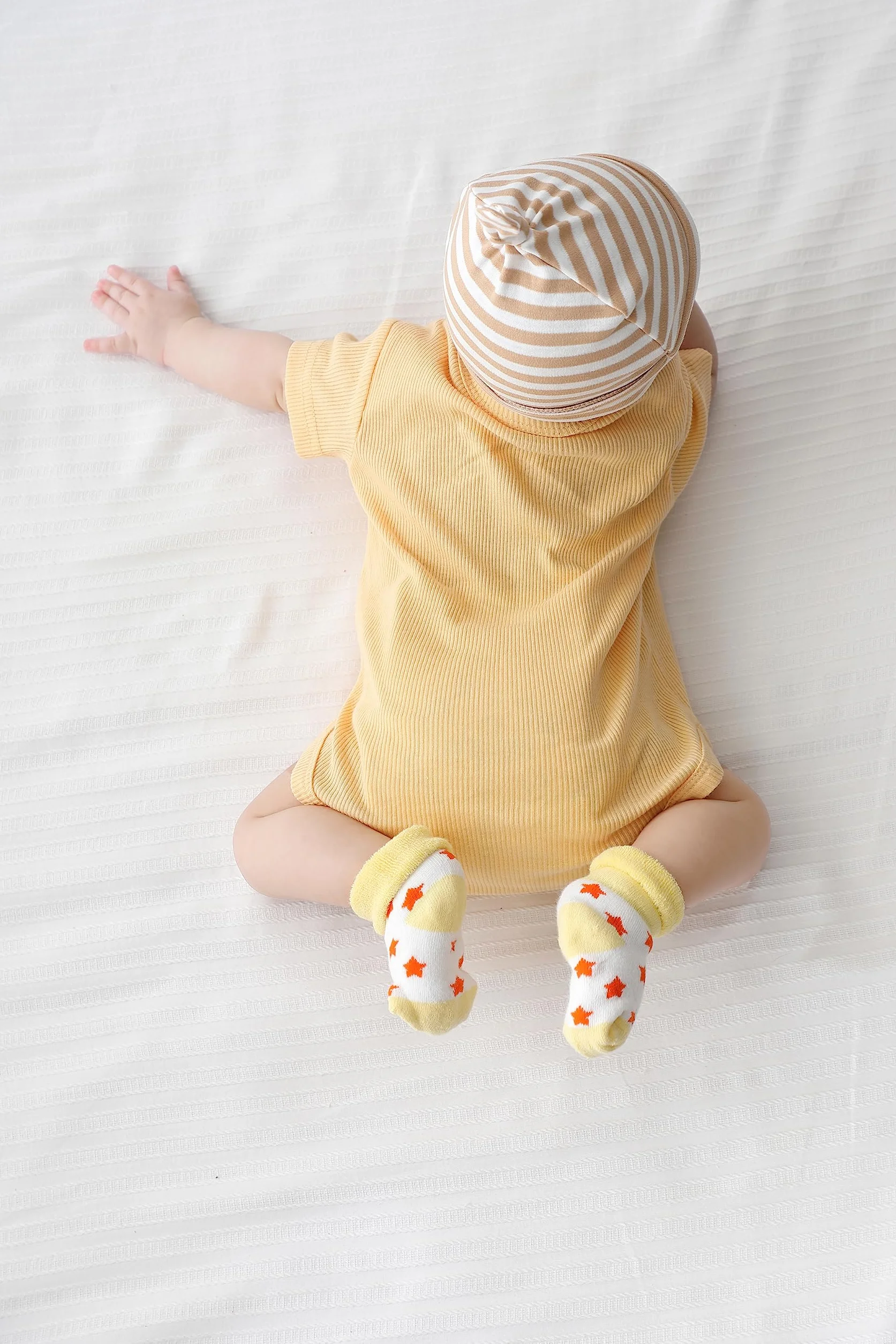 TONE Bodys krótkie rękawy dla noworodków, chłopców i dziewczynek 0-3 m/3-6 m/6-9 m/9-12 m, bawełna, 5 sztuk w opakowaniu