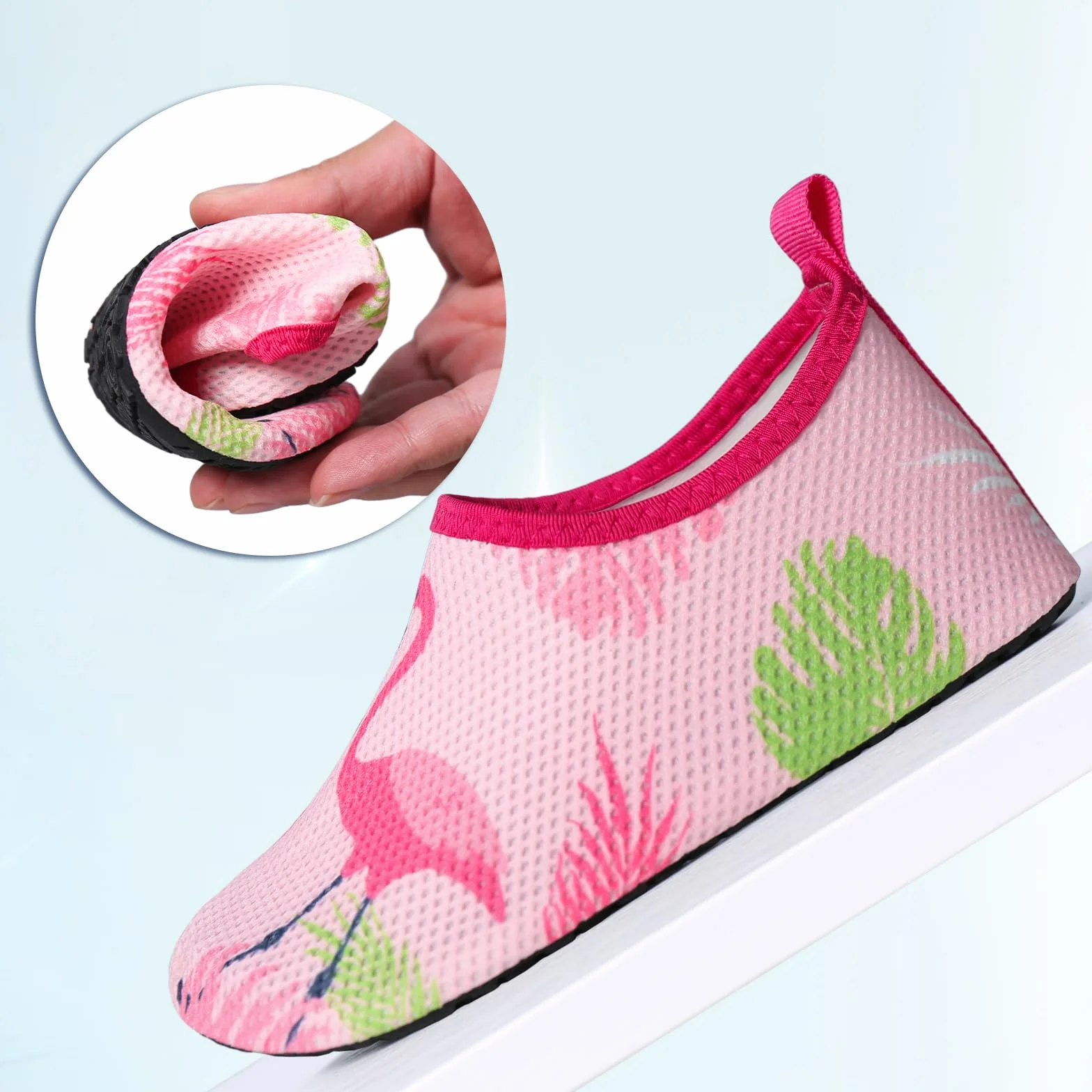 Unisex dziecięce buty do wody Tmeogctdws, T Flmg Różowy, 0 US Little Kid