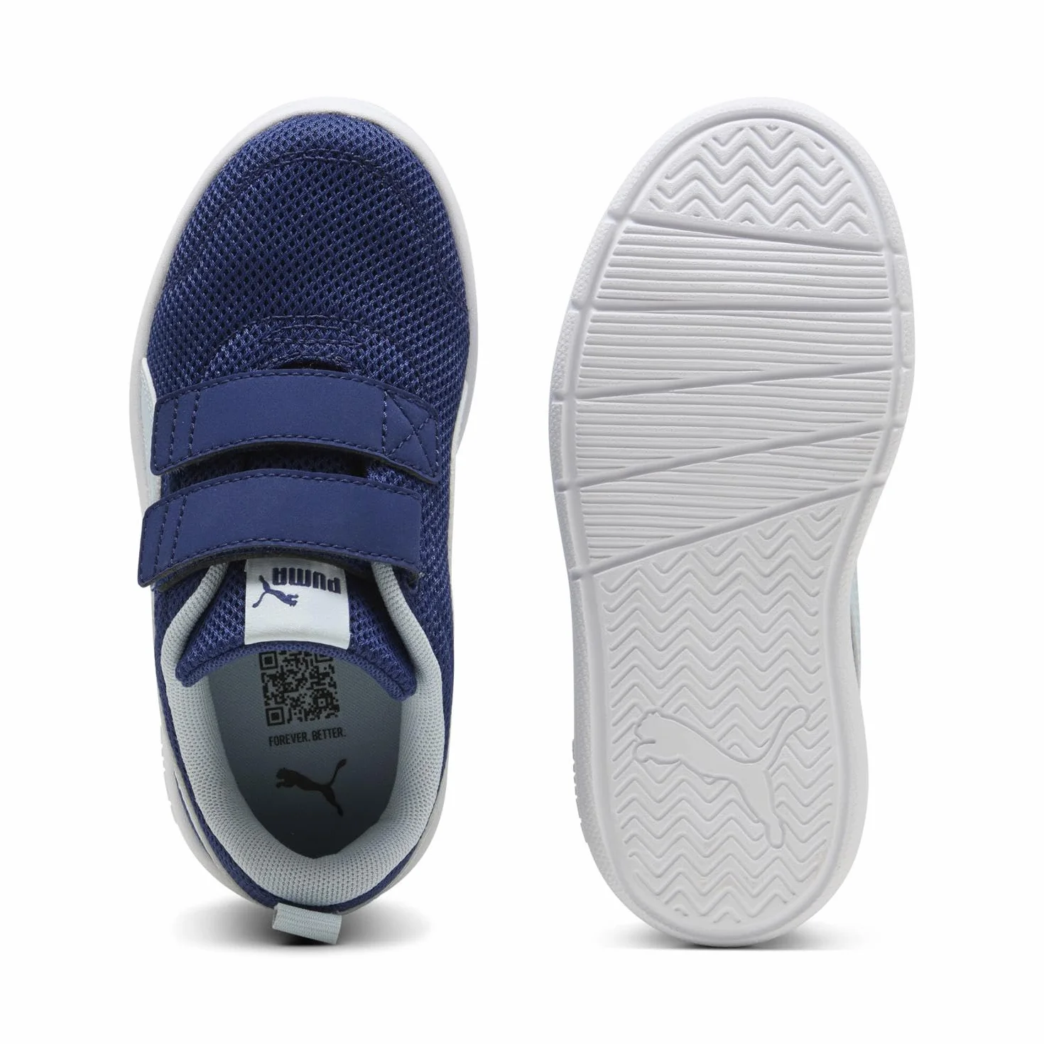 PUMA COURTFLEX V3 MESH PS Sneaker, Blue Jewel-Lucite, 13 UK dziecko, Niebieski klejnot Lucite, 32 EU