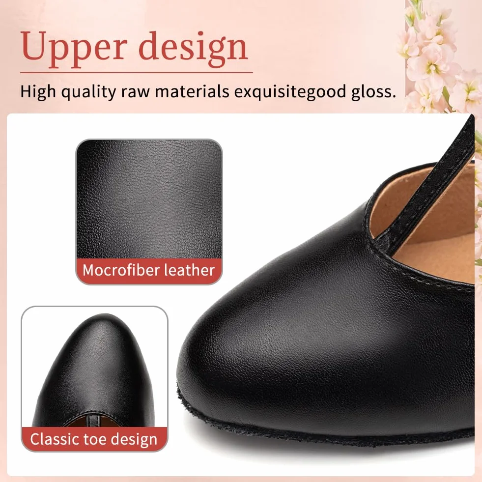 Buty do tańca damskie Salsa i Bachata Zamknięte Tango Profesjonalne Buty do tańca Tango Salon,Model YCD29