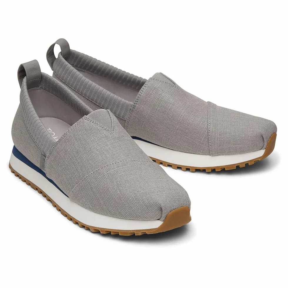 TOMS Męskie buty sportowe Resident 2.0, Mżawka szare płótno dziedzictwa, 44 EU