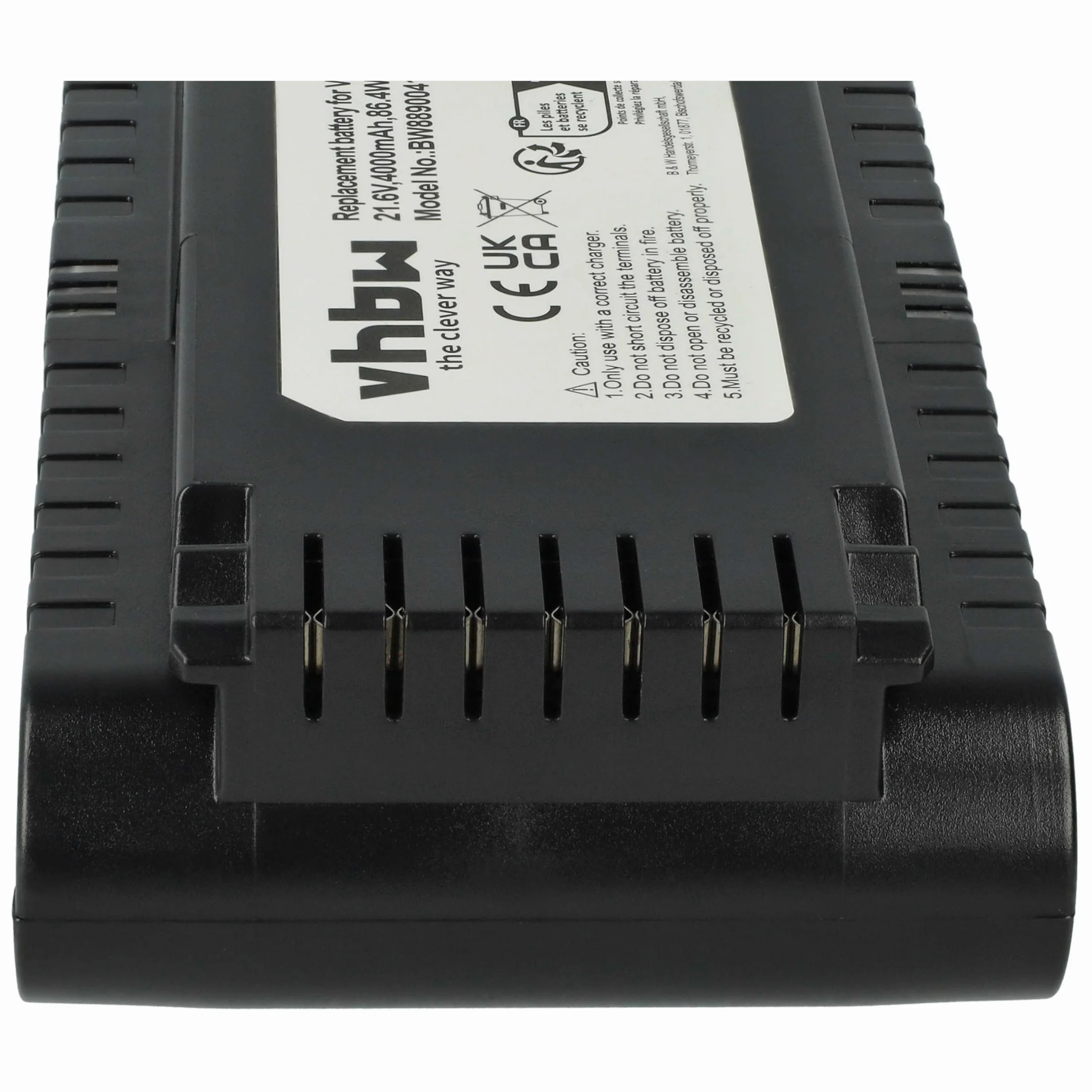 vhbw Bateria zamienna do odkurzacza Samsung DJ96-00221A VCA-SBT90E 4000 mAh 21,6 V litowo-jonowa czarna