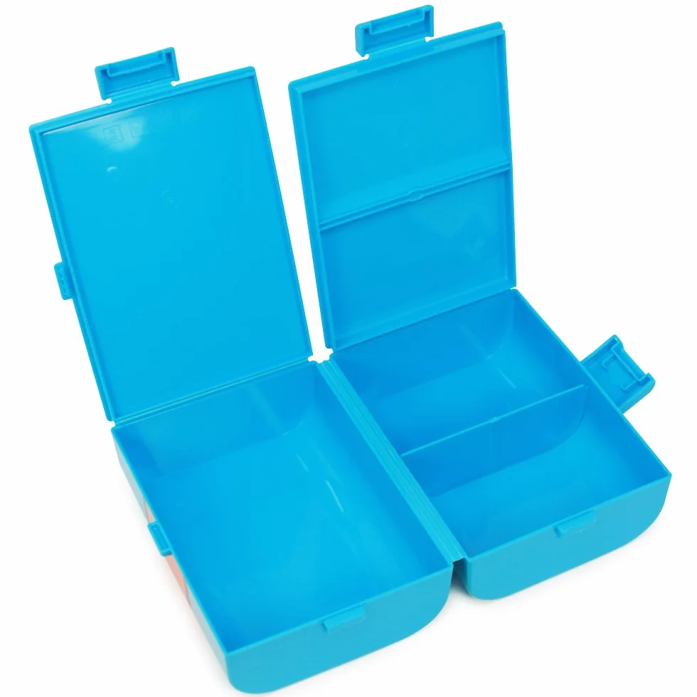 COM-FOUR® Lunchbox vintage z 3 przegrodami 17x13x10 cm