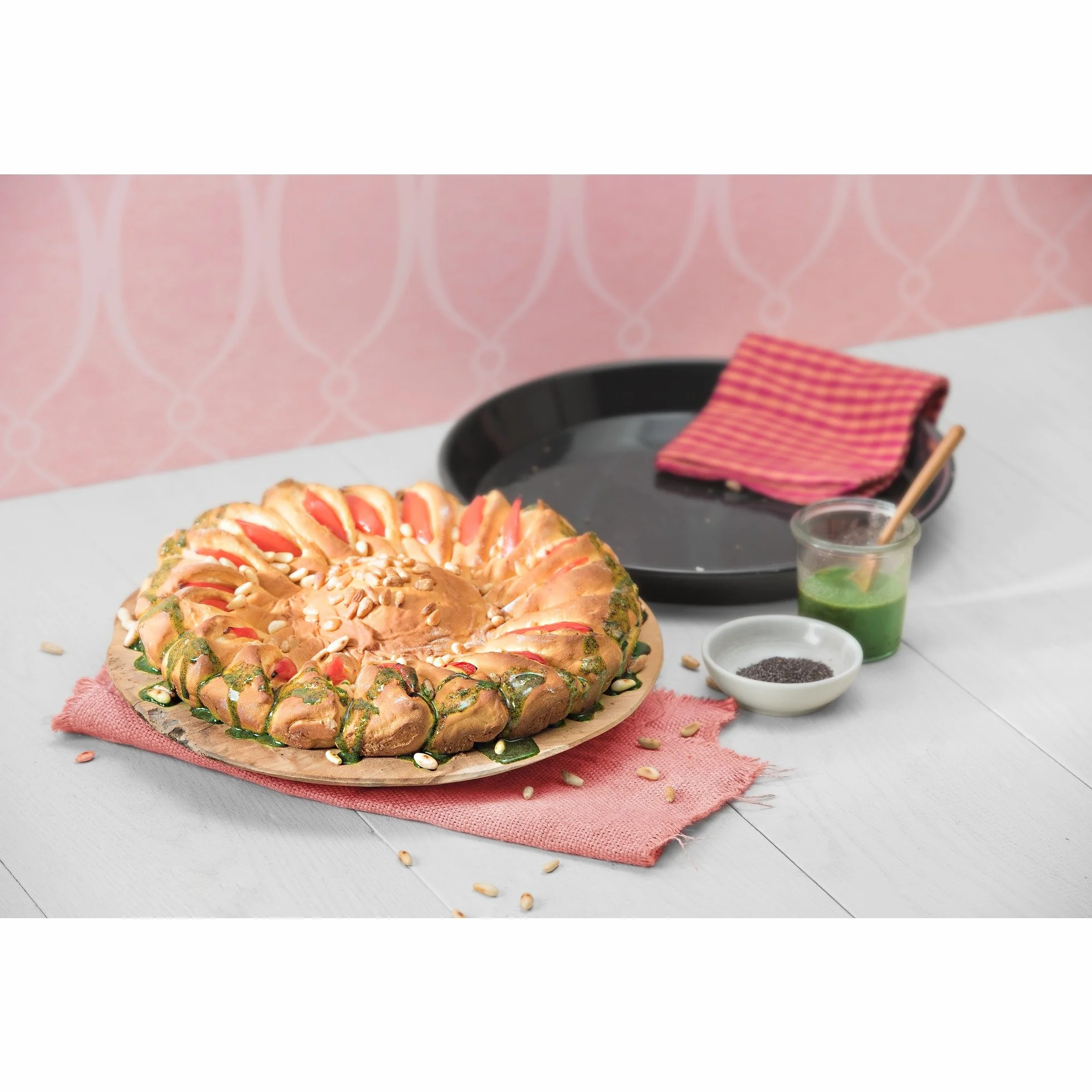 Kaiser Cuisine Line talerz do pizzy i ciasta 32 cm czarny