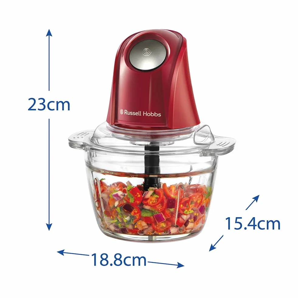 Russell Hobbs Minirozdrabniacz Desire Red 350W 500ml stal nierdzewna 27132-56