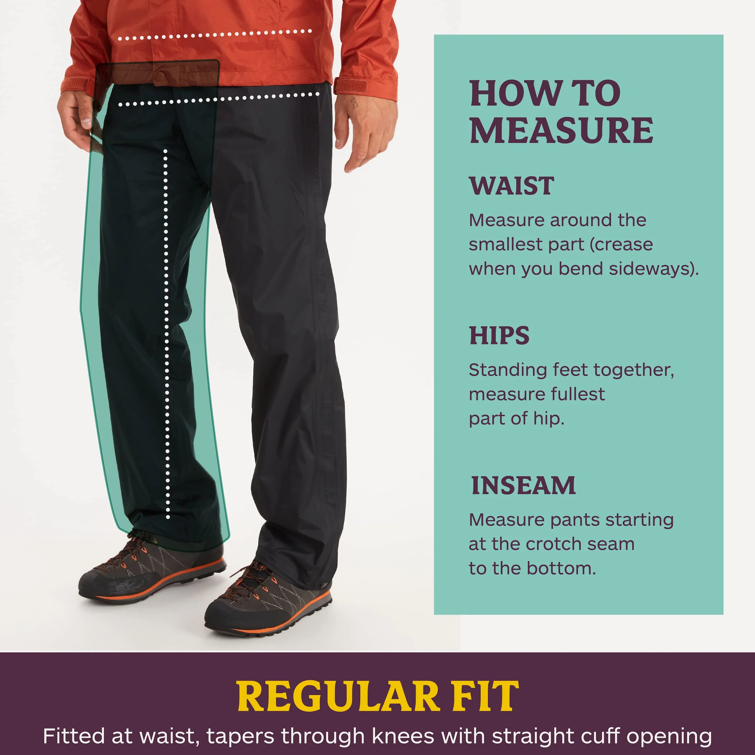 Marmot PreCip Eco Full Zip Pant - Wodoodporne spodnie przeciwdeszczowe, wiatroszczelne spodnie trekkingowe, oddychająca odzież przeciwdeszczowa na wędrówki i trekking Mężczyźni