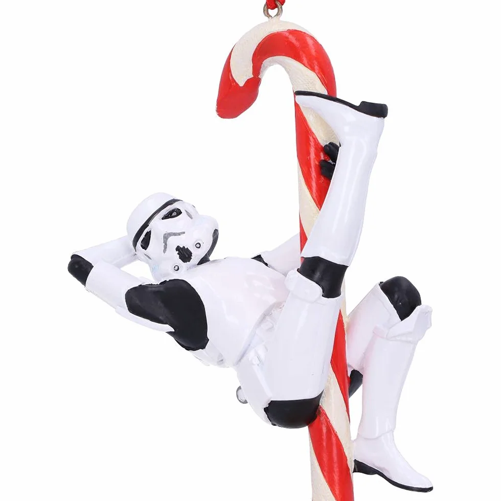 Nemesis Now Stormtrooper laska cukrowa wisząca ozdoba dekoracja 12 cm, Boże Narodzenie, biały
