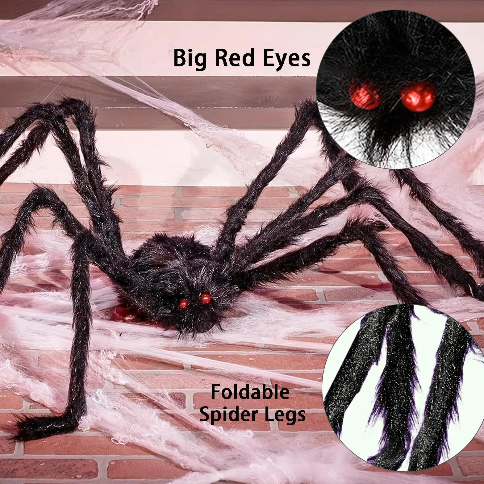 Halloween pajęczyna dekoracyjna na zewnątrz