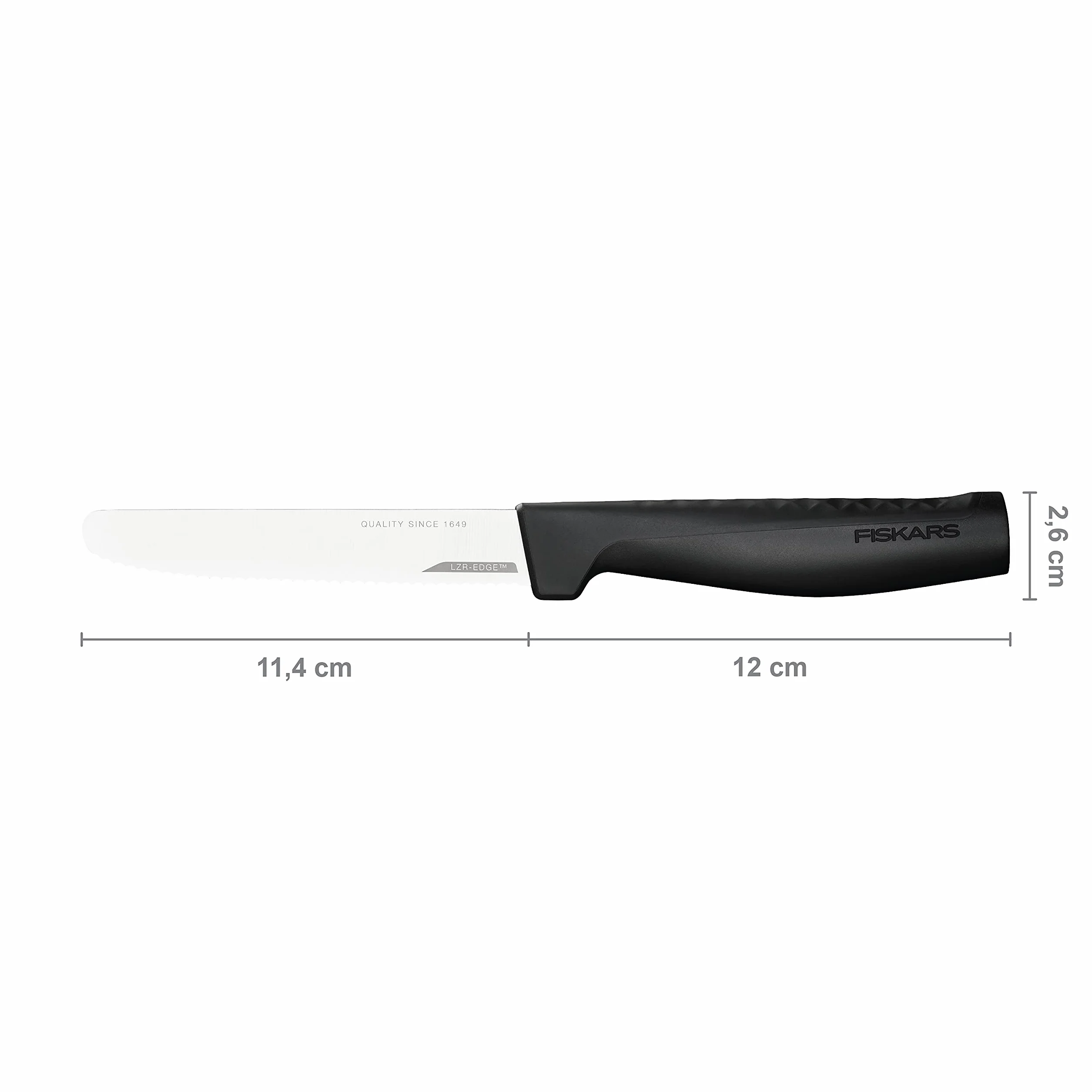 Fiskars Nóż do pomidorów Hard Edge 23,4 cm Stal nierdzewna
