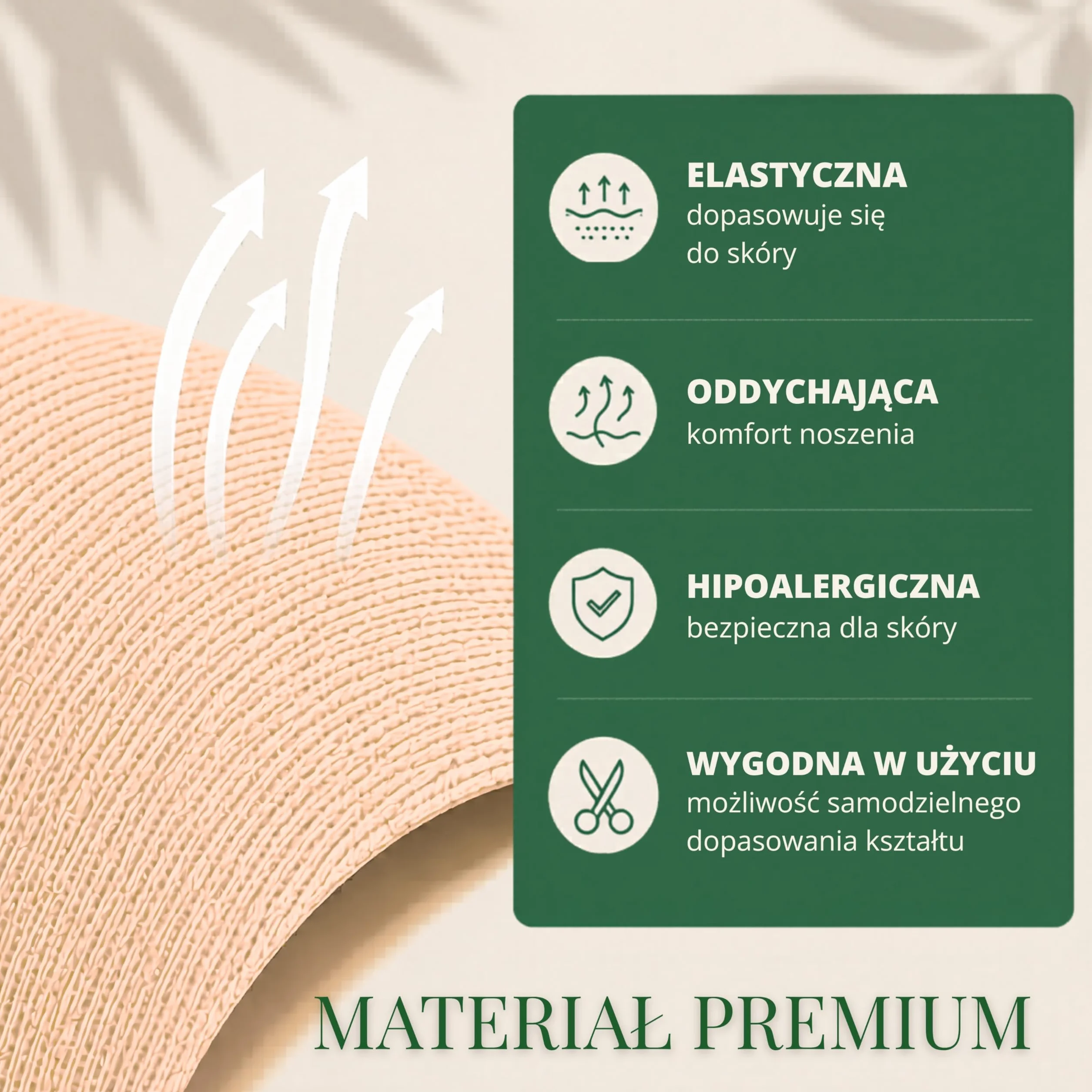 YEYE Made in Nature Taśma do Biustu Boob Tape 5m - Taśma liftingująca do biustu, samoprzylepna i oddychająca tape do piersi i dekoltu, podtrzymanie biustu bez stanika