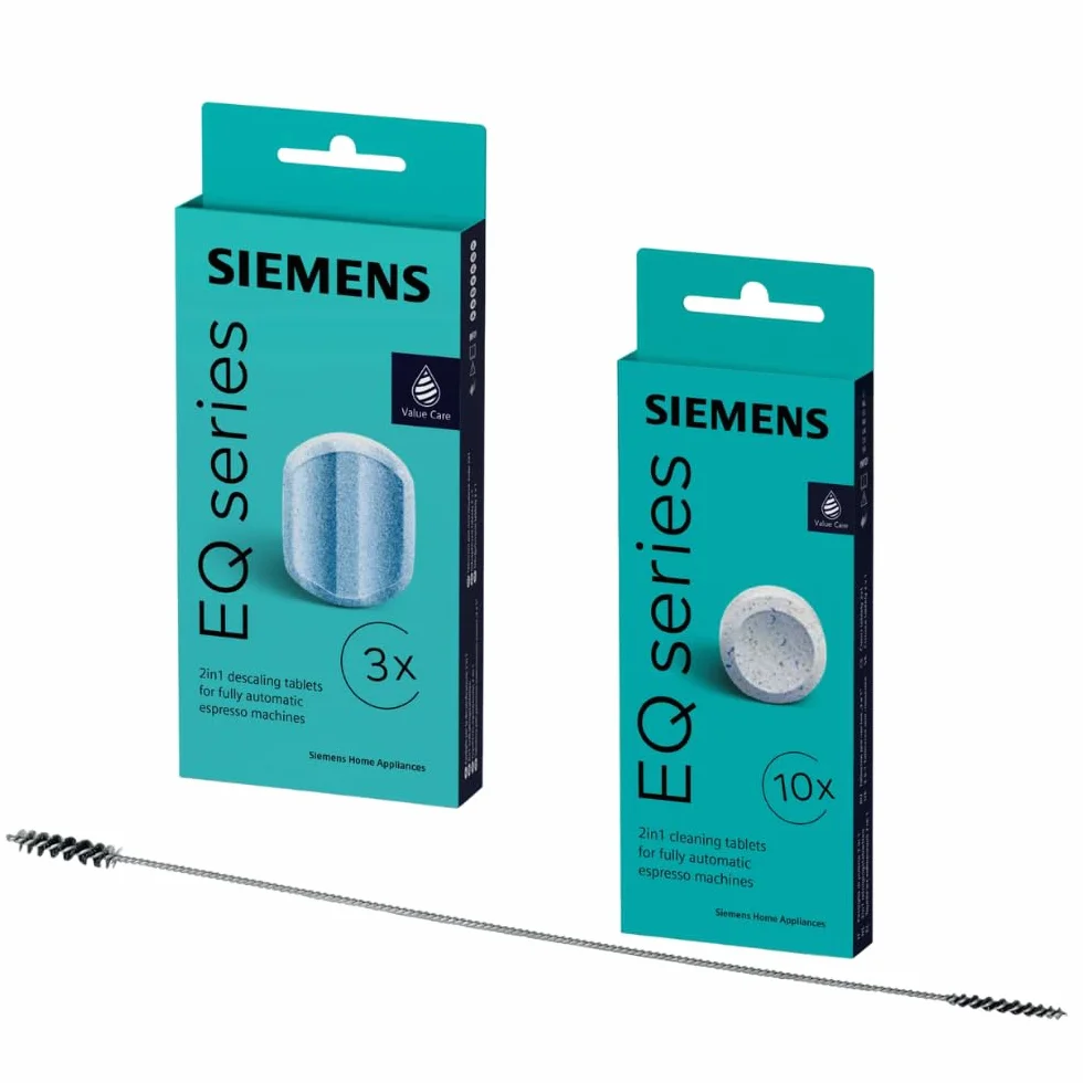 SIEMENS TZ80001 10 tabletek czyszczących + 3 tabletki odkamieniające do serii EQ