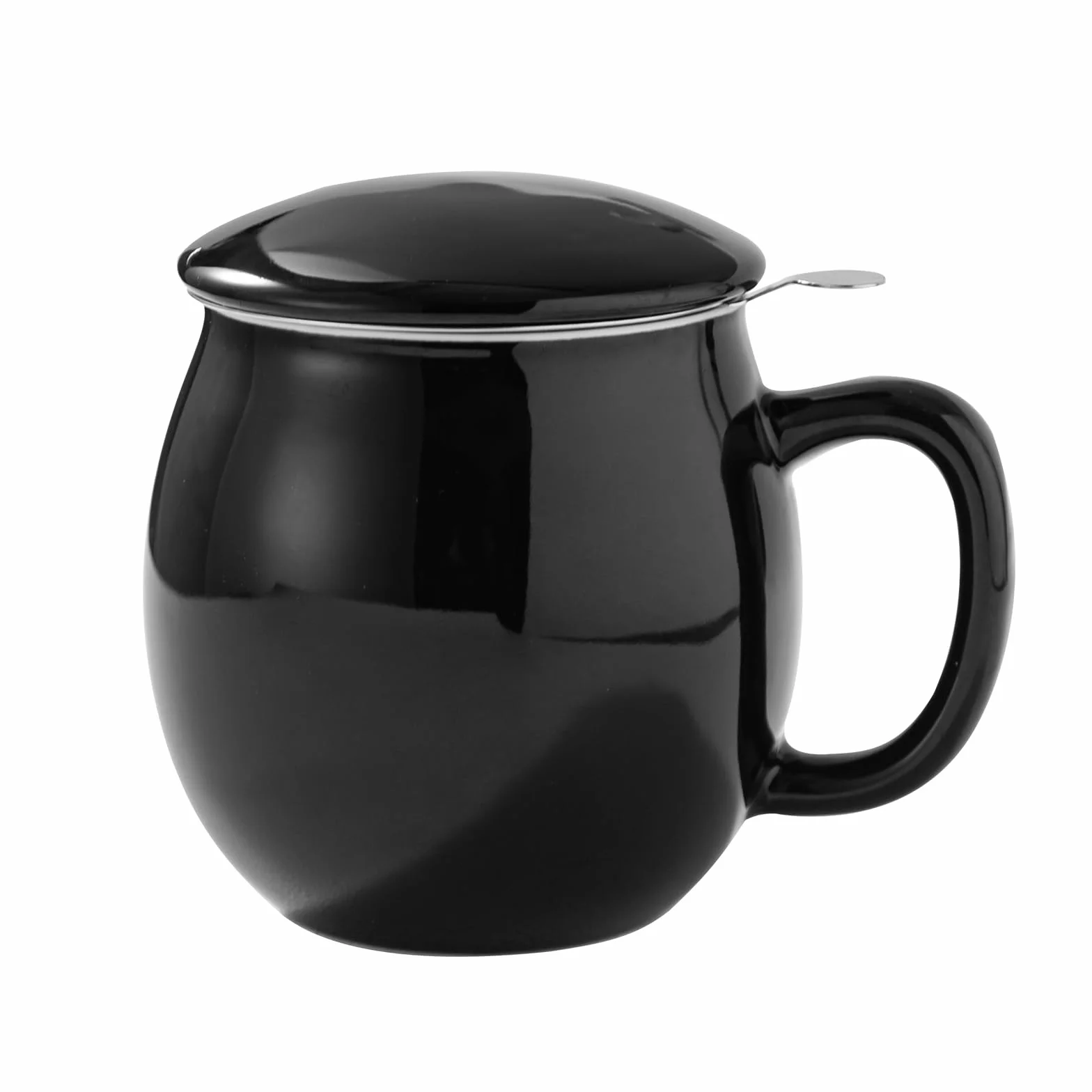 Filiżanka do herbaty z porcelany z sitkiem i pokrywką, kubek do zaparzania, prezent na Dzień Ojca, Boże Narodzenie