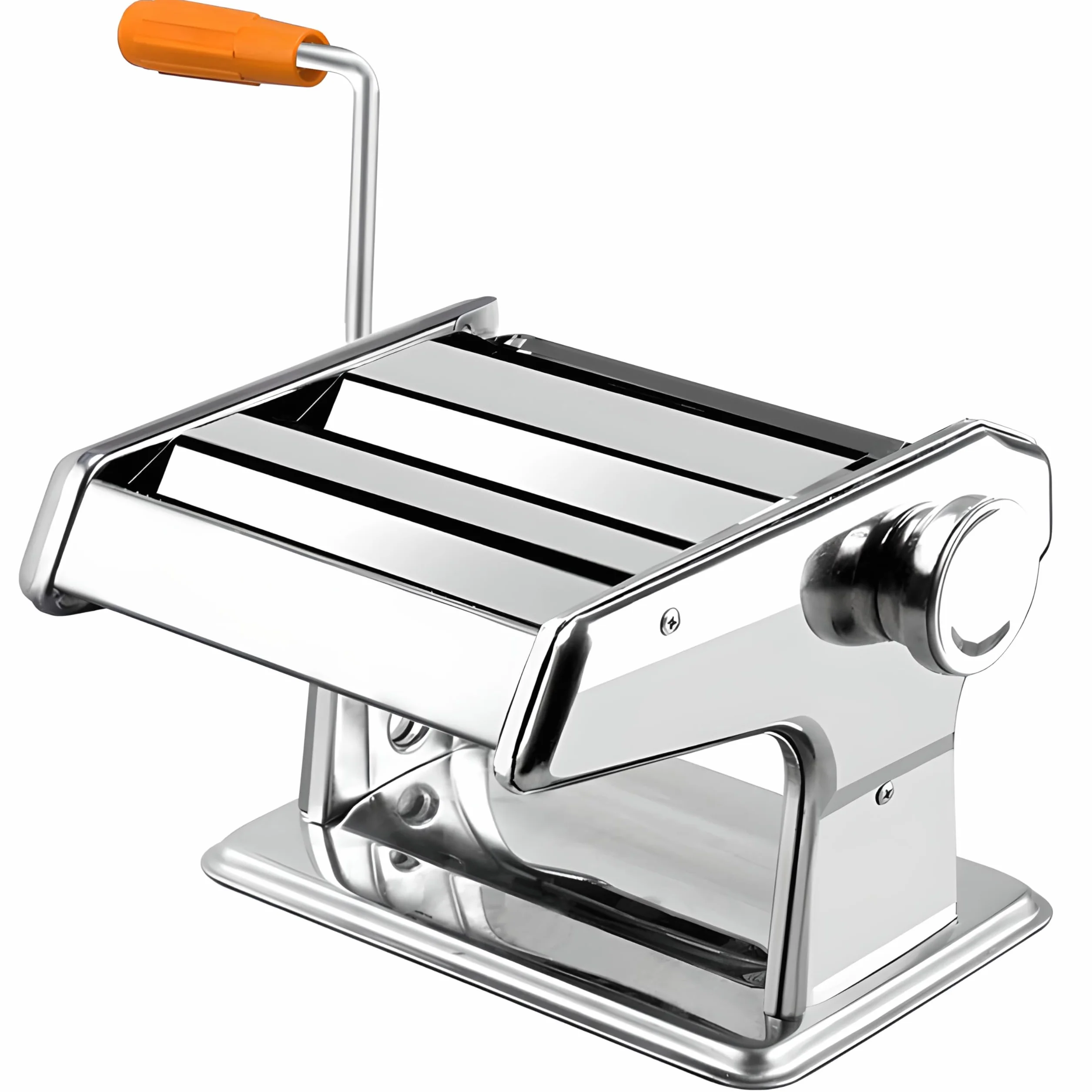 Retoo Ręczna maszynka do makaronu ze stali nierdzewnej, urządzenie do robienia makaronu, maszynka do makaronu do spaghetti, lasagne, tagliatelle, maszynka z wałkiem z zaciskiem stołowym dla