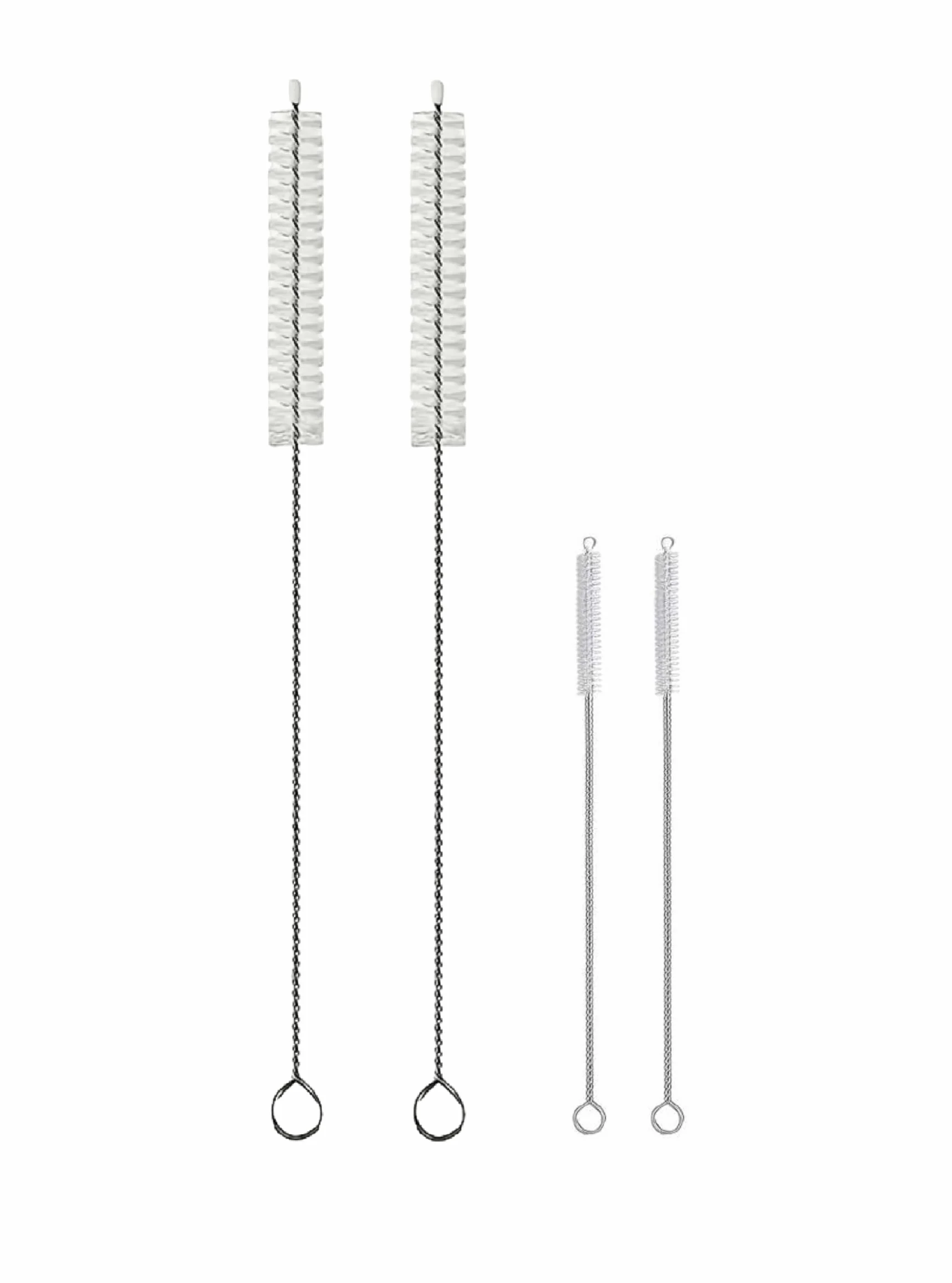 Zestaw szczotek do czyszczenia słomek 30 cm 17,5 cm 2 rozmiary
