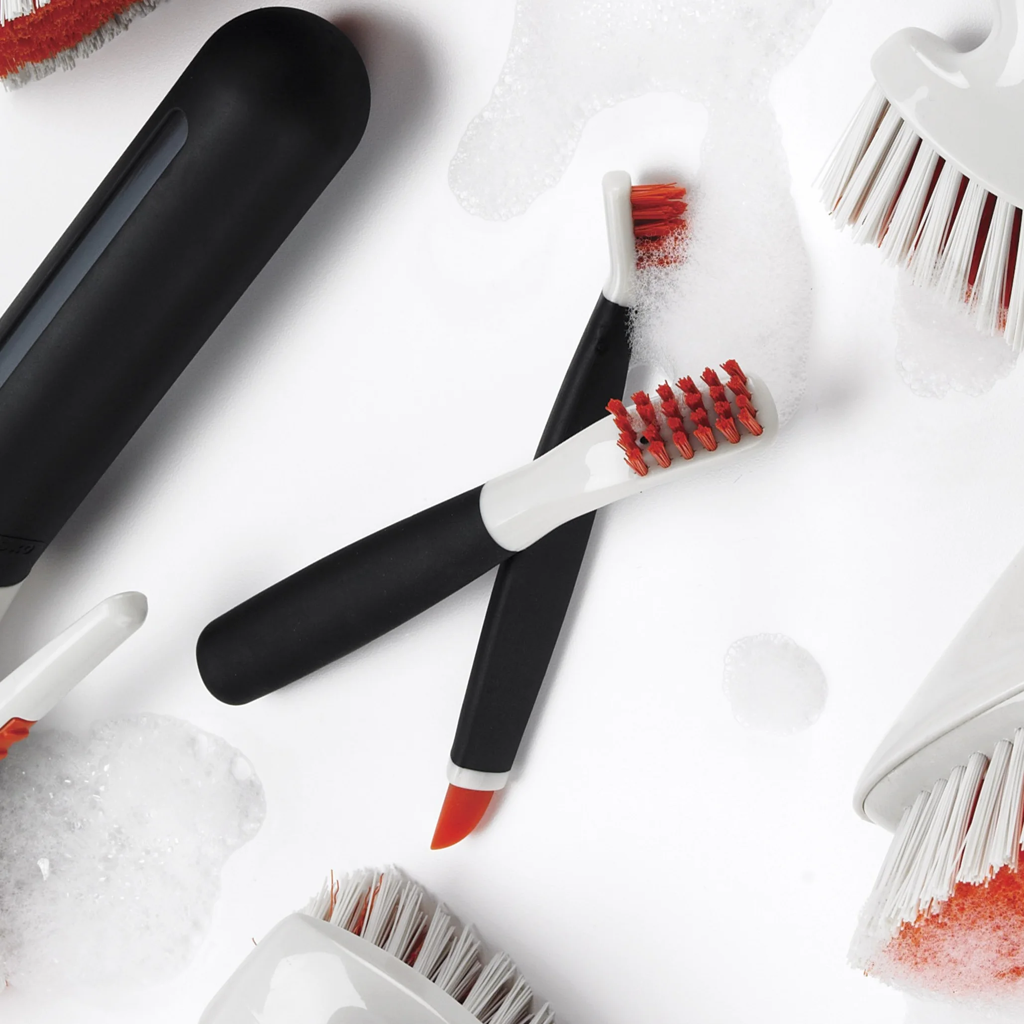 Oxo Good Grips Zestaw Szczotek Czarny Biały 2 Sztuki