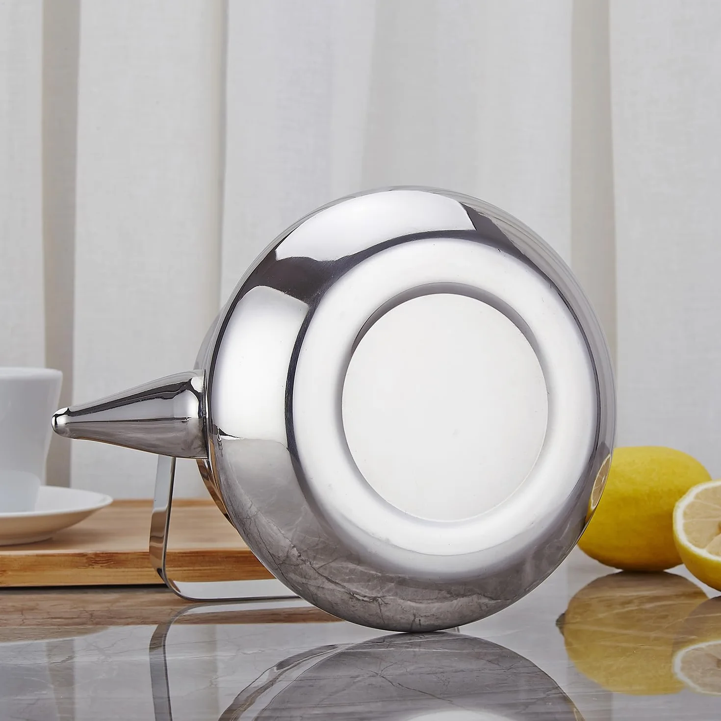 SANQIAHOME Dzbanek do herbaty 1.5 L ze stali nierdzewnej