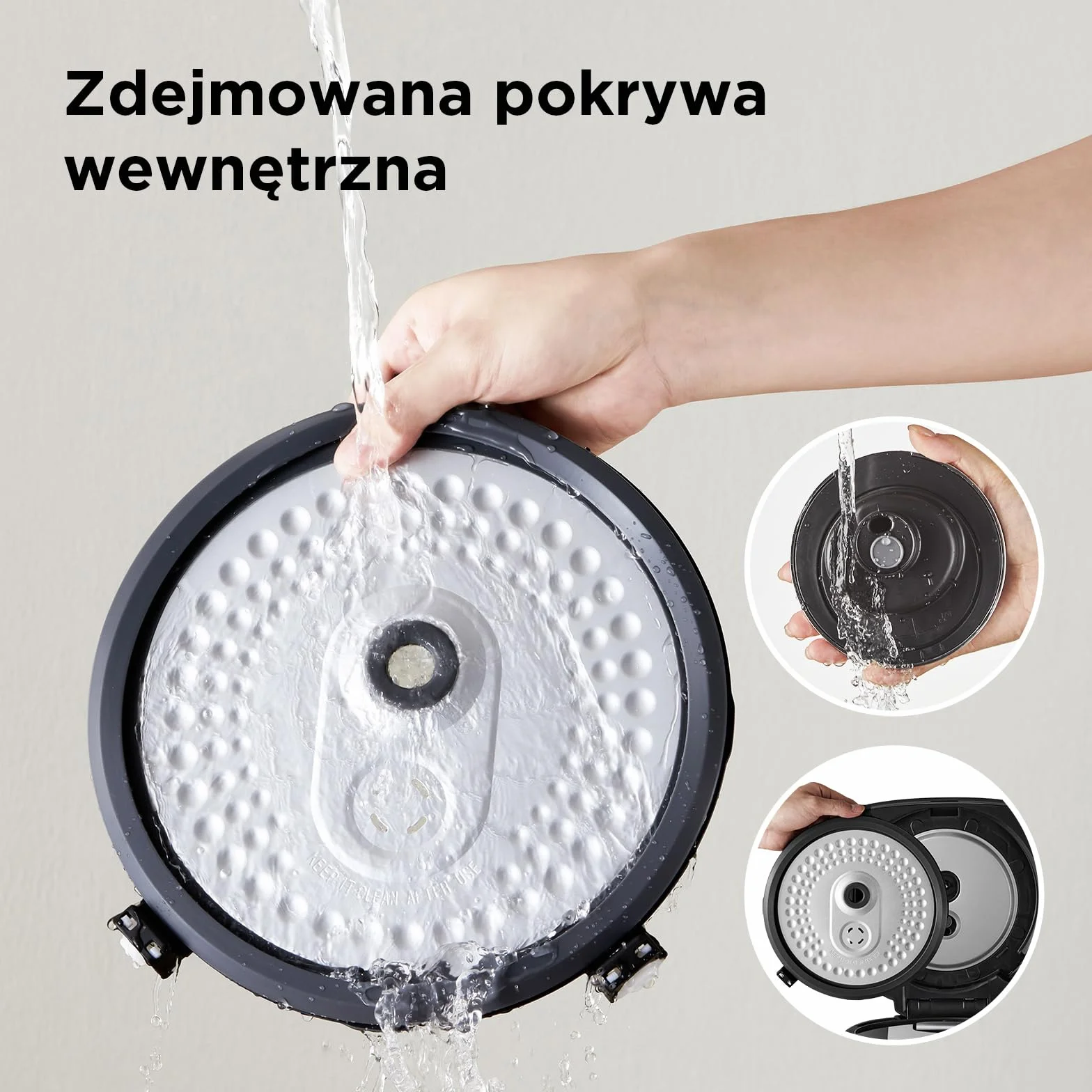 Midea Szybkowar do ryżu, wielofunkcyjny garnek z 11 programami, Rice Cooker 1,8 l do 10 osób, wolnowar z parowarem, wewnętrzny garnek premium, funkcja utrzymania ciepła, timer, technologia 6-fazowa