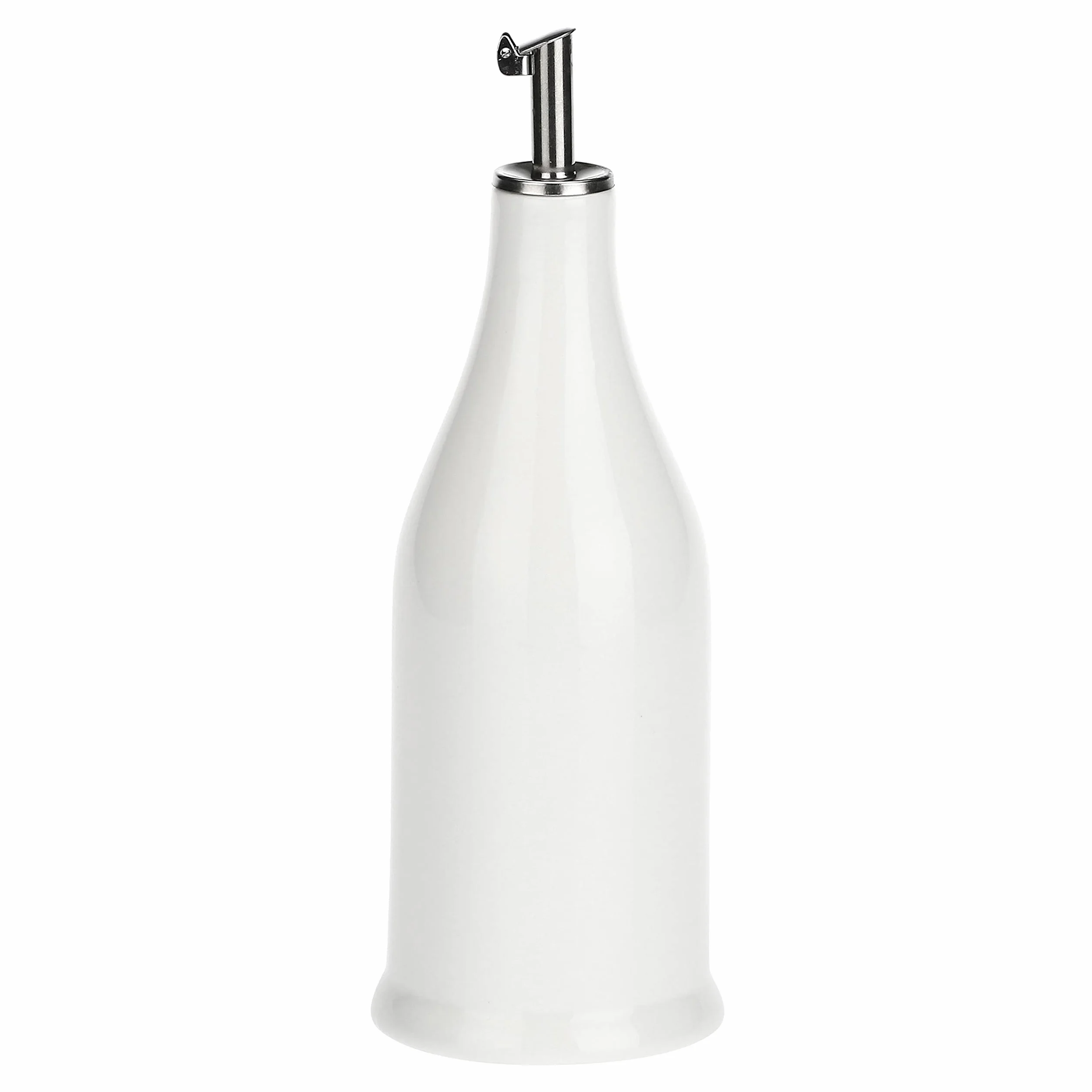 la Porcellana Menage cylindryczna butelka na olej porcelana biała 7,2 x 7,2 x 17,5 cm
