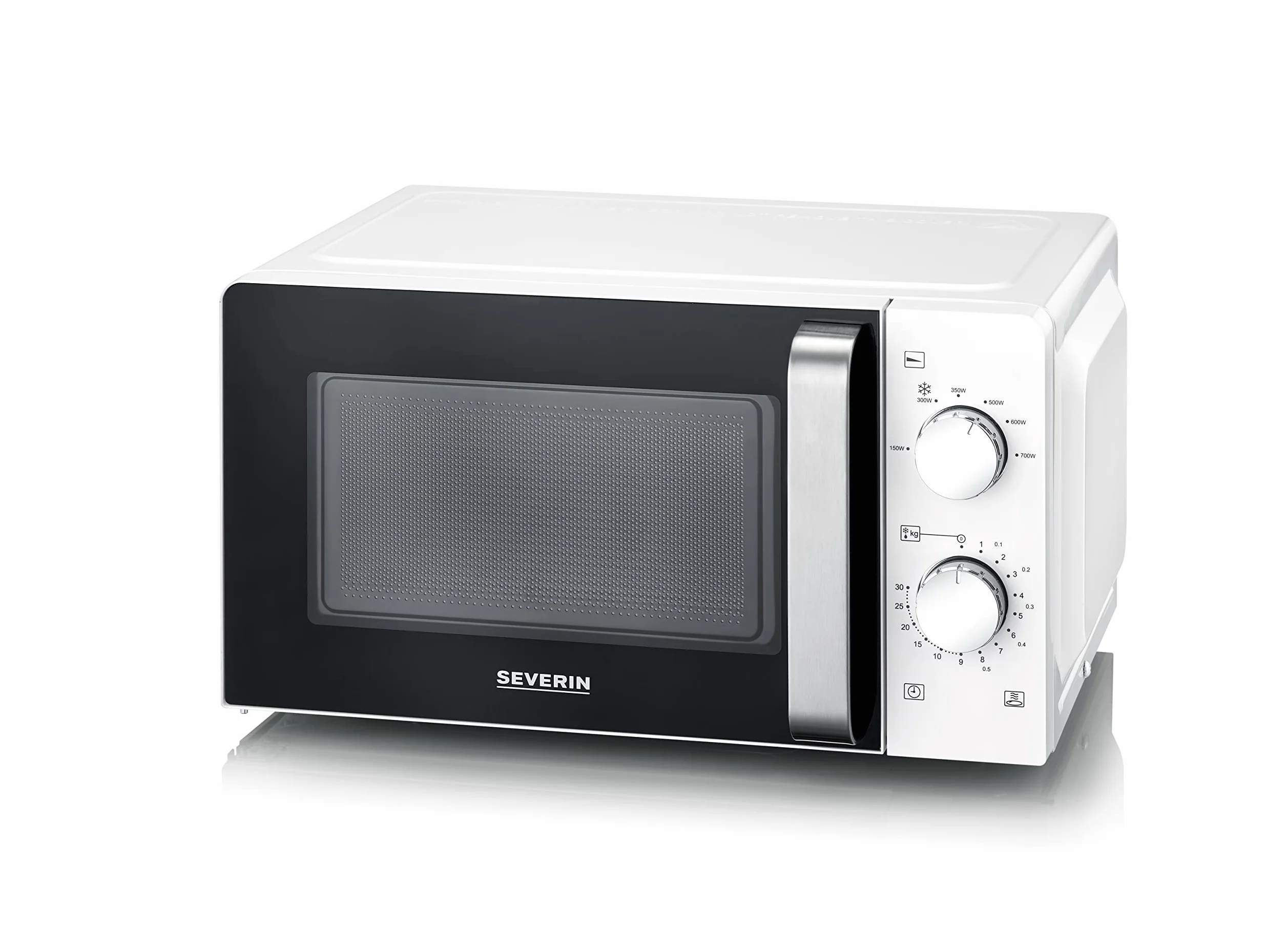SEVERIN Kuchenka Mikrofalowa Analogowa 700W 17L z Obrotowym Talerzem