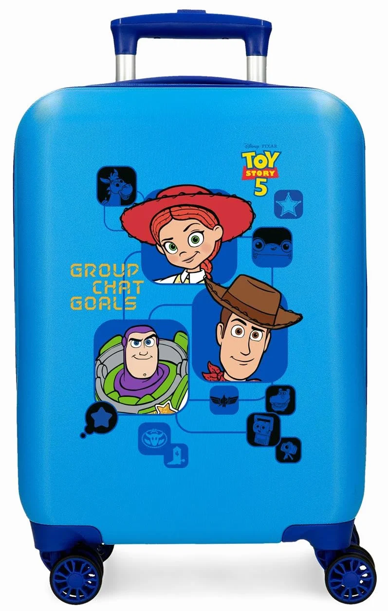 Joumma Disney Toy Story Walizka kabinowa niebieska 33 x 50 x 20 cm sztywne zapięcie szyfrowe z boku ABS 28L 2,2 kg 4 podwójne koła bagaż podręczny