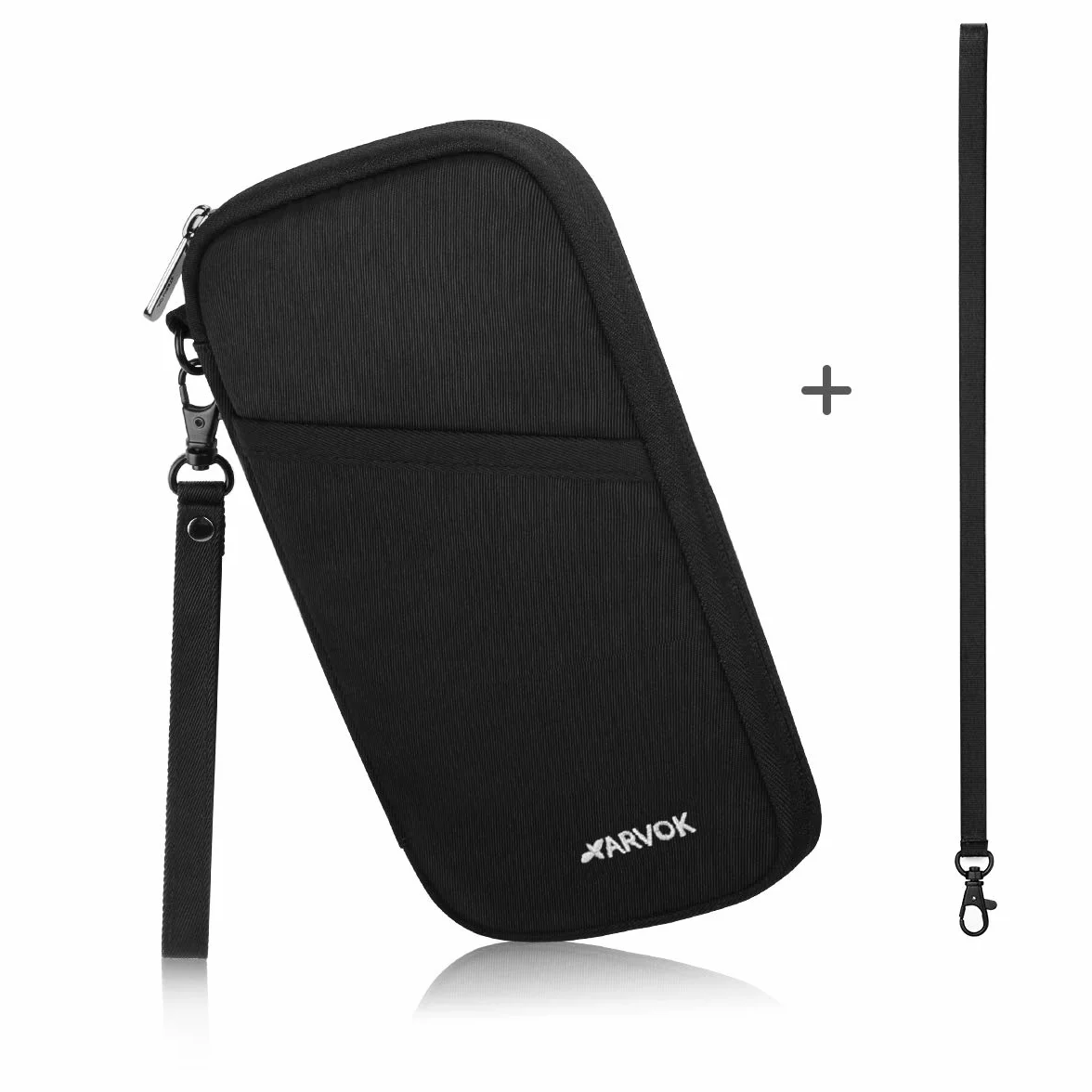 Arvok Torba na paszport, rodzinny organizer podróżny z blokadą RFID, przenośne etui na paszport, etui na dowód osobisty dla kobiet i mężczyzn, etui na paszport na karty kredytowe, dowód osobisty i