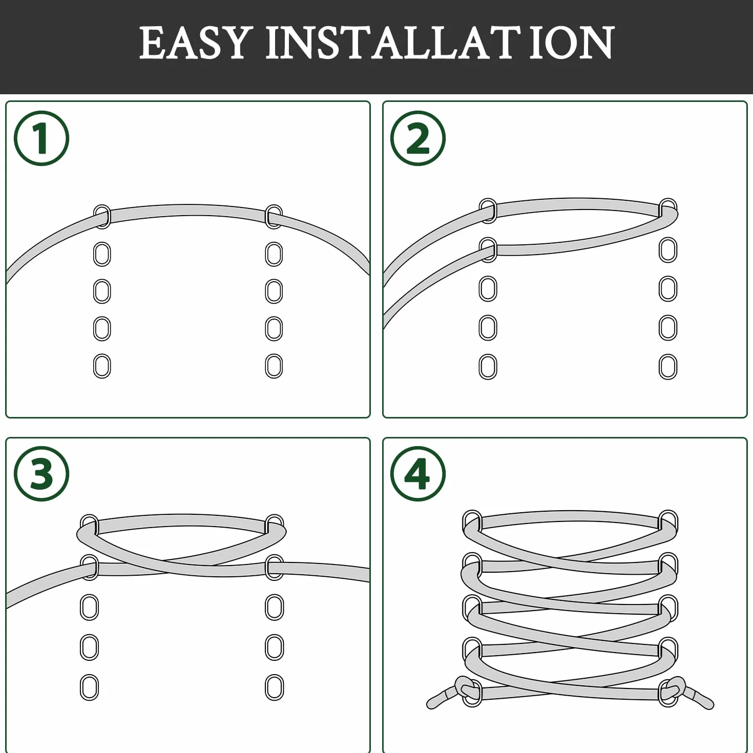 Endoto Sznurówki do On Cloudtilt sznurowadła Shoe Laces Shoelaces | Płaskie sznurówki 4 mm｜Elastyczne bez wiązania｜Szybkie zakładanie｜100% Nylon
