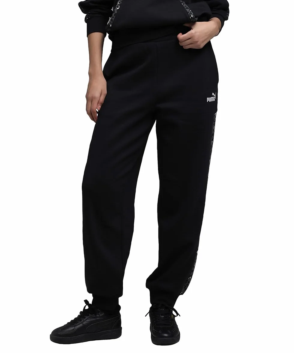 PUMA Ess Graphic Animal Comfort High-waist Sweatpants Fl Cl - Spodnie z dzianiny Kobiety