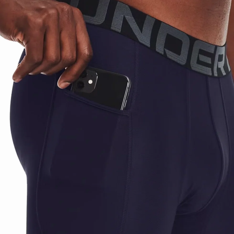 Under Armour UA HG Armour legginsy, długie legginsy sportowe, męskie spodnie sportowe