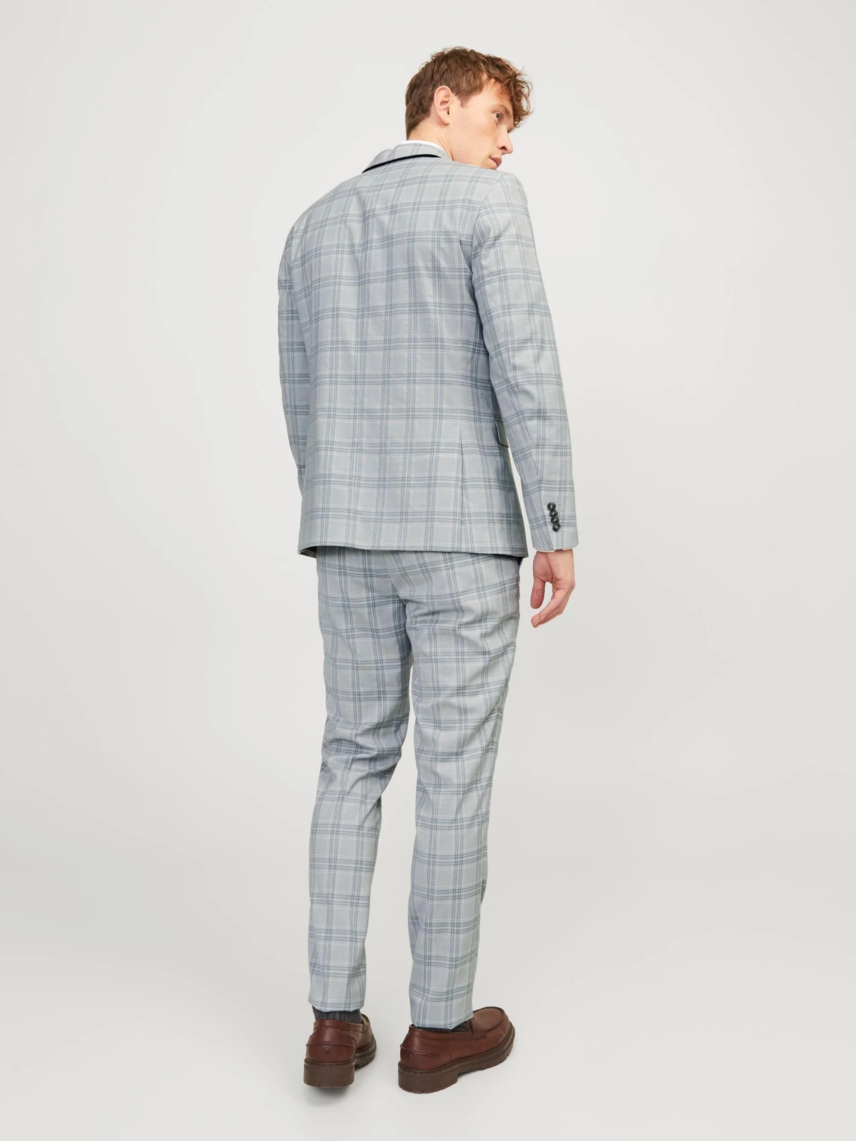 JACK & JONES marynarka Mężczyźni Jprfranco Check Blazer Sn