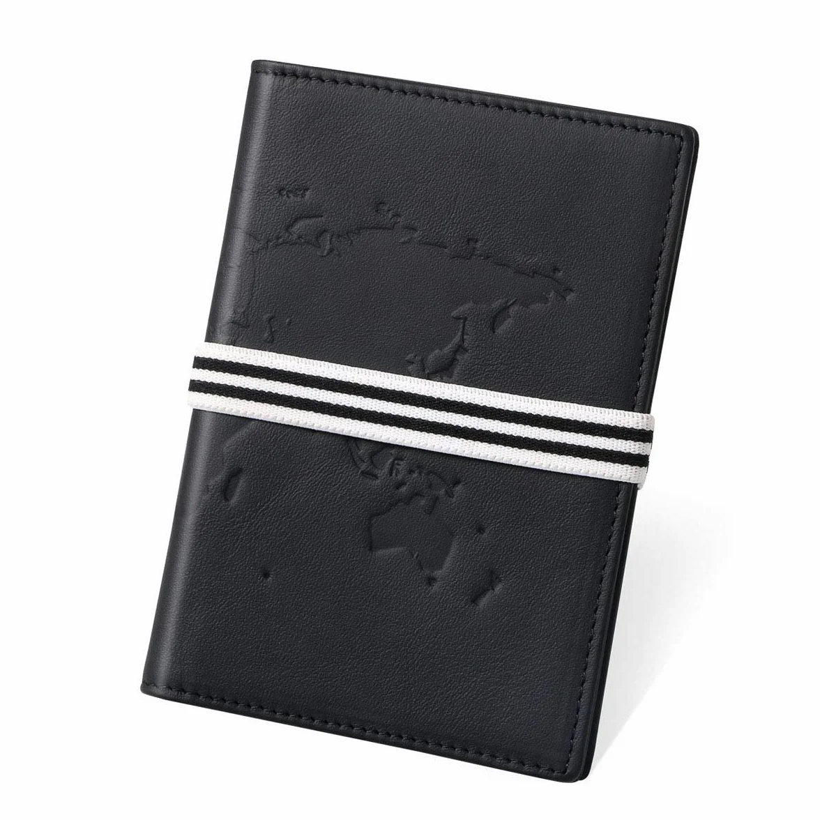 flintronic Etui na paszport, skórzane, z blokadą RFID, etui ochronne na paszport, karty kredytowe, dowód osobisty i dokumenty podróżne, #1 czarny, Normal, 3 EU