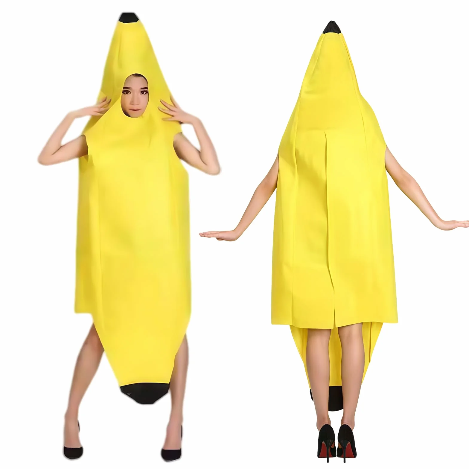 Kostium banana dla dorosłych na Halloween lekki wygodny