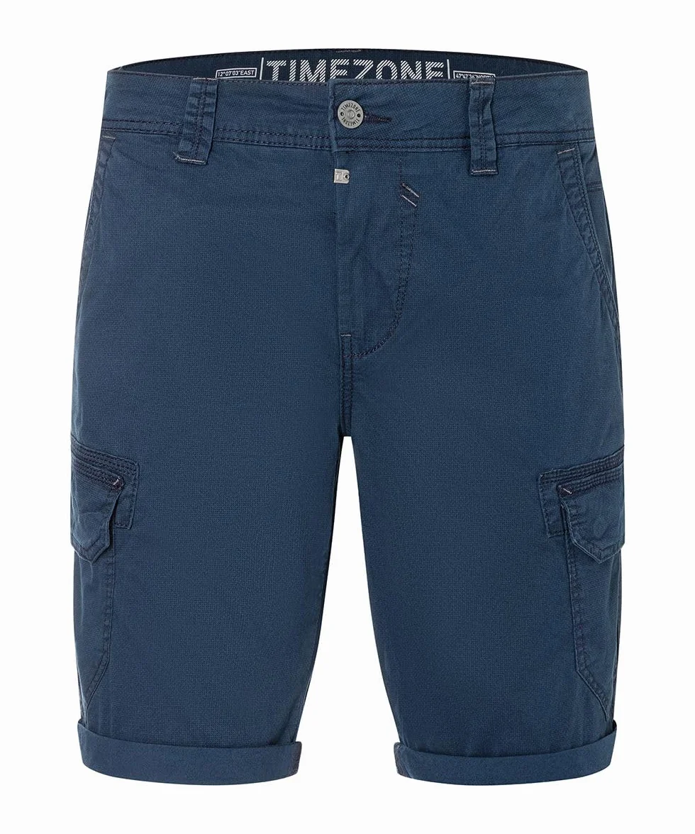 Timezone Męskie szorty Cargo Slim Stanleytz Short Mid Waist Slim Fit - zielone, beżowe, szare, niebieskie