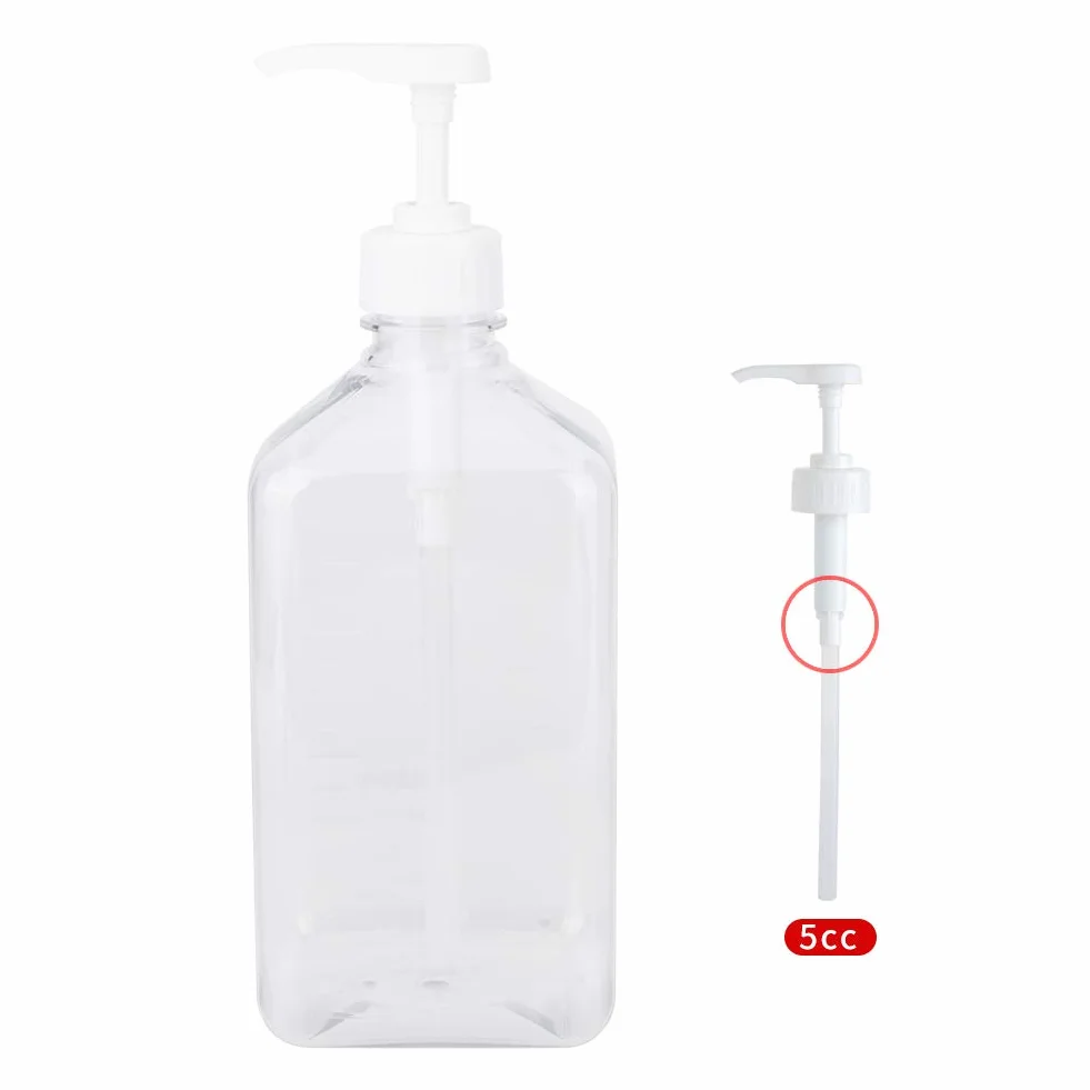 Butelki z pompką 1600ml Prosty Dozownik Pojemnik na Przyprawy