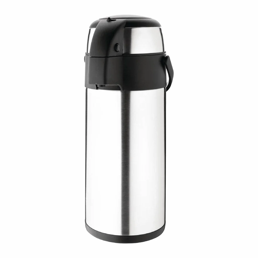Olympia Pompa Action Airpot 5 l dzbanek do herbaty ze stali nierdzewnej 445 x 172 mm