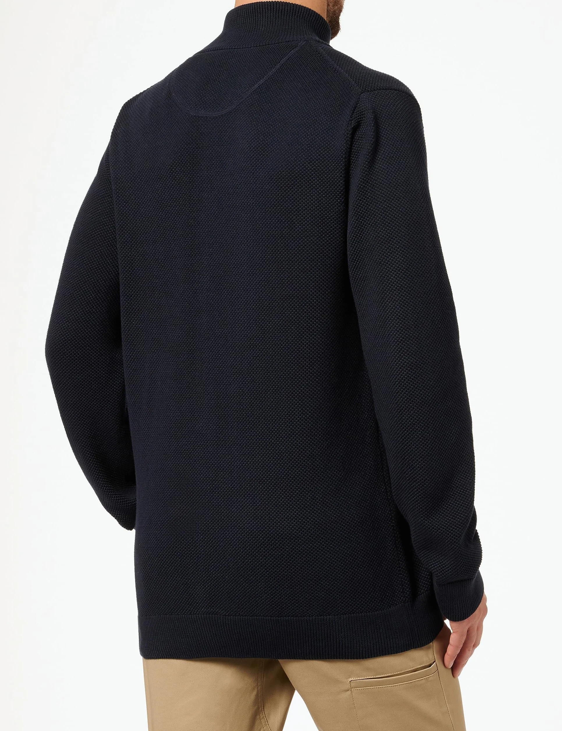 GANT Kardigan Mężczyźni Cotton Pique Zip Cardigan