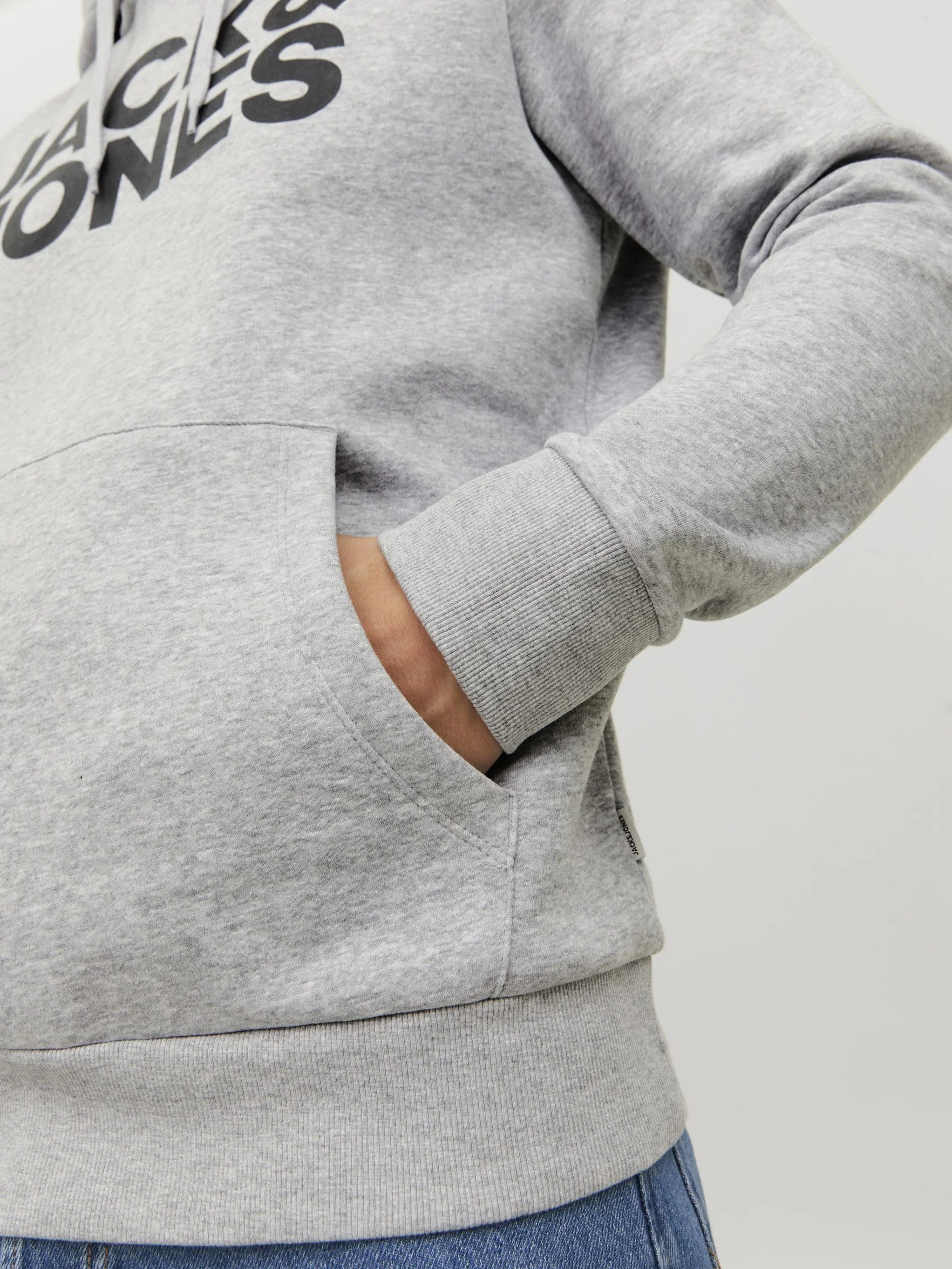 JACK & JONES Jjecorp Logo Sweat Hood Noos 12137054 Bluza Z Kapturem Mężczyźni