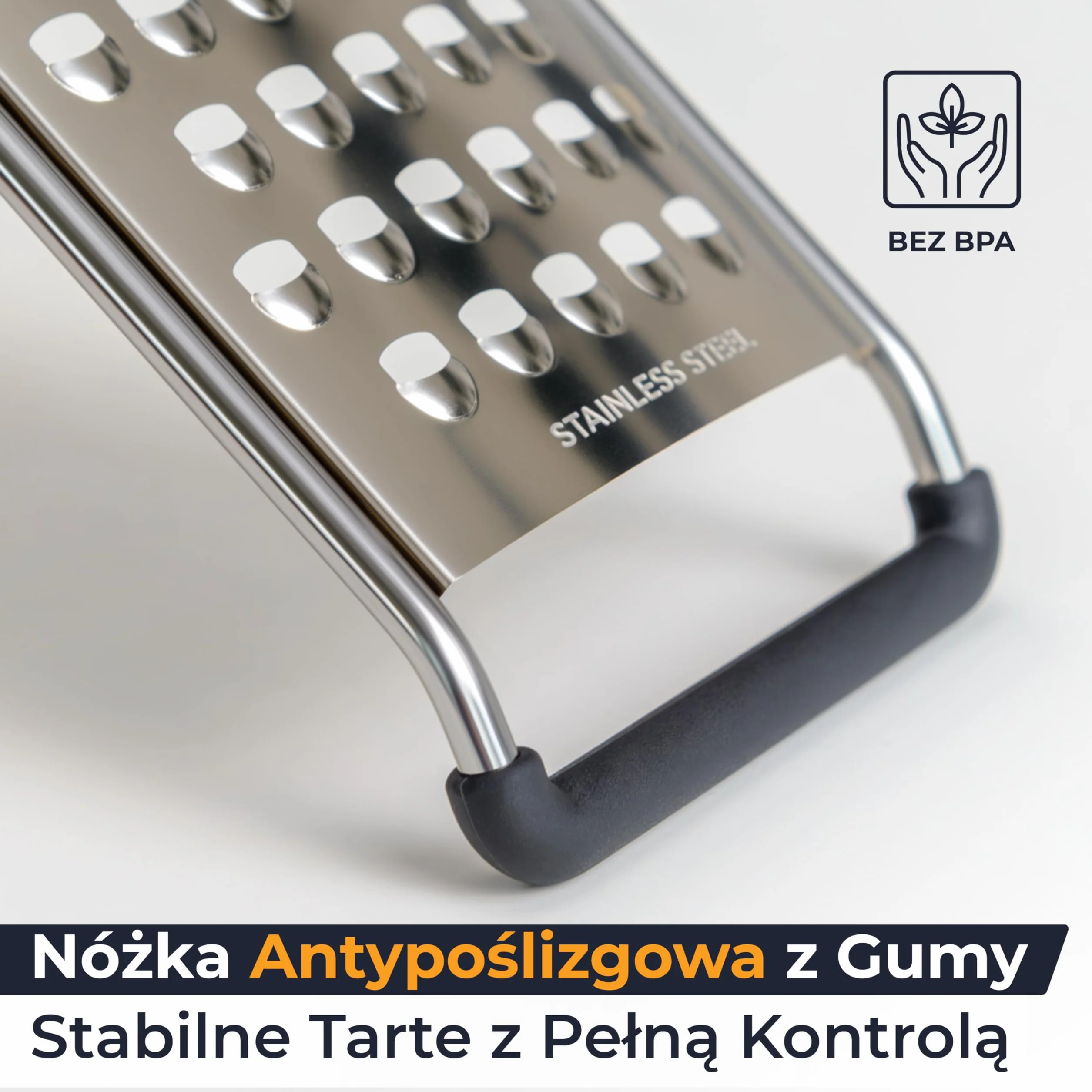 Tarka Gruboziarnista Deiss PRO do Sera Stal Nierdzewna Antypoślizgowy Uchwyt Zmywarka