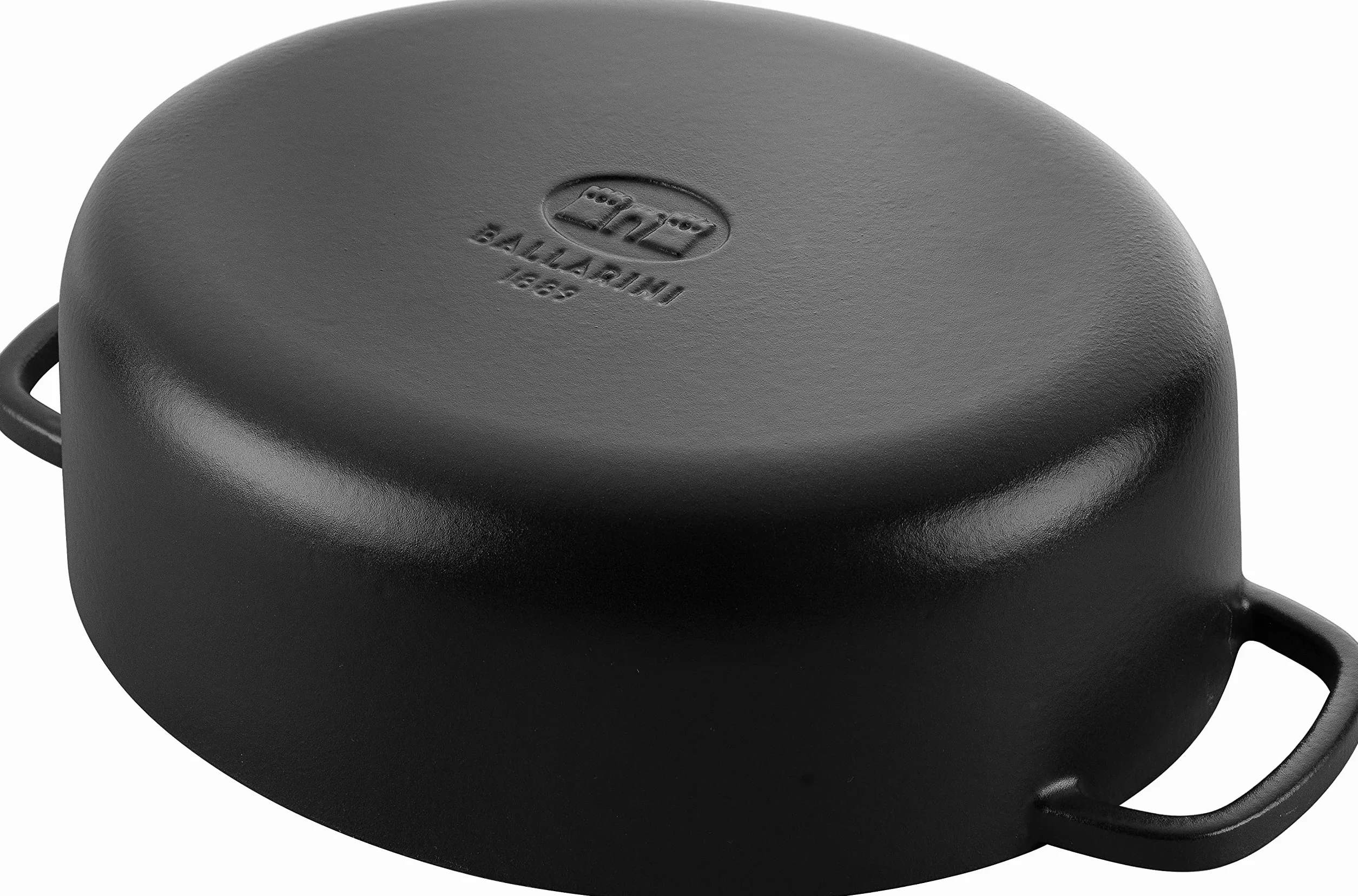 Ballarini Bellamonte Cocotte 29 cm, owalny, czarny, żeliwo