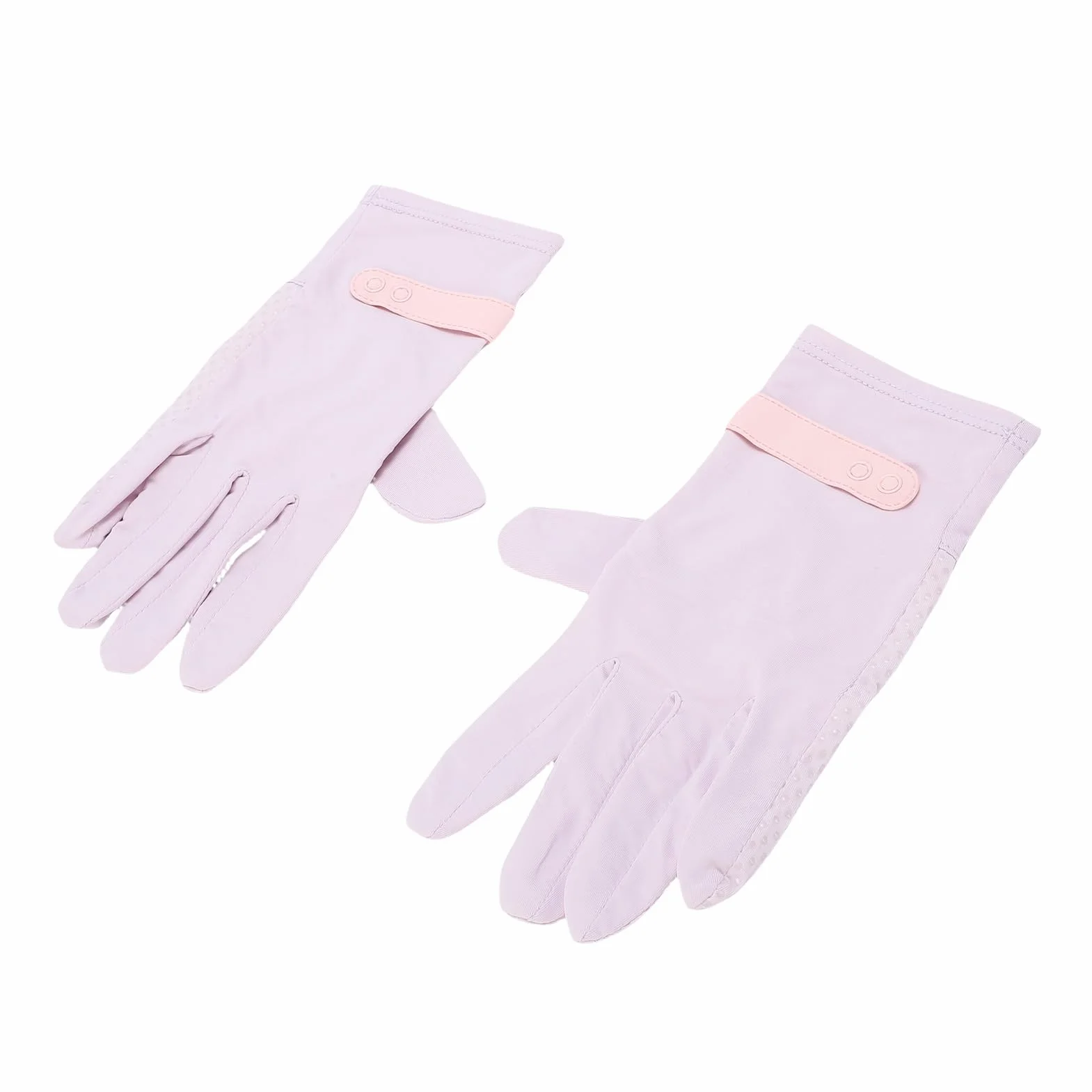 Generic Rękawiczki Chłodzące Ice Silk UPF50+ Odporne na Słońce dla Kobiet ze Zdejmowanymi Końcówkami Palców do Prowadzenia Pojazdu, Jazdy na Rowerze i Biegania Zajęcia świeżym Powietrzu — Rozmiar