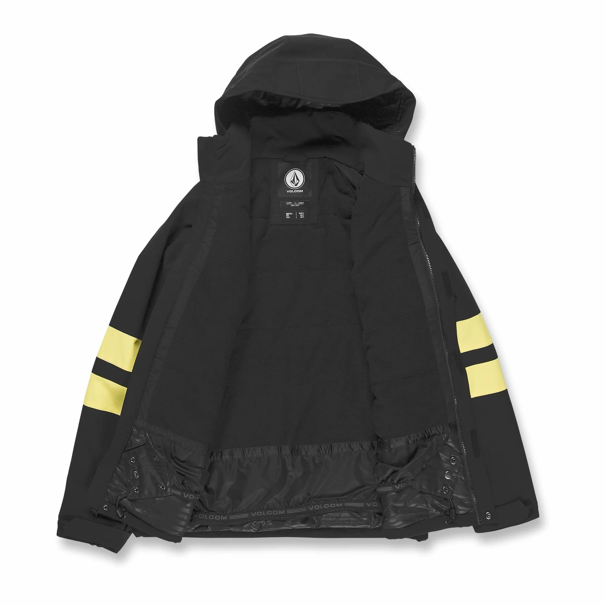 Volcom Męska kurtka Jp Ins, czarna, M, czarny, M