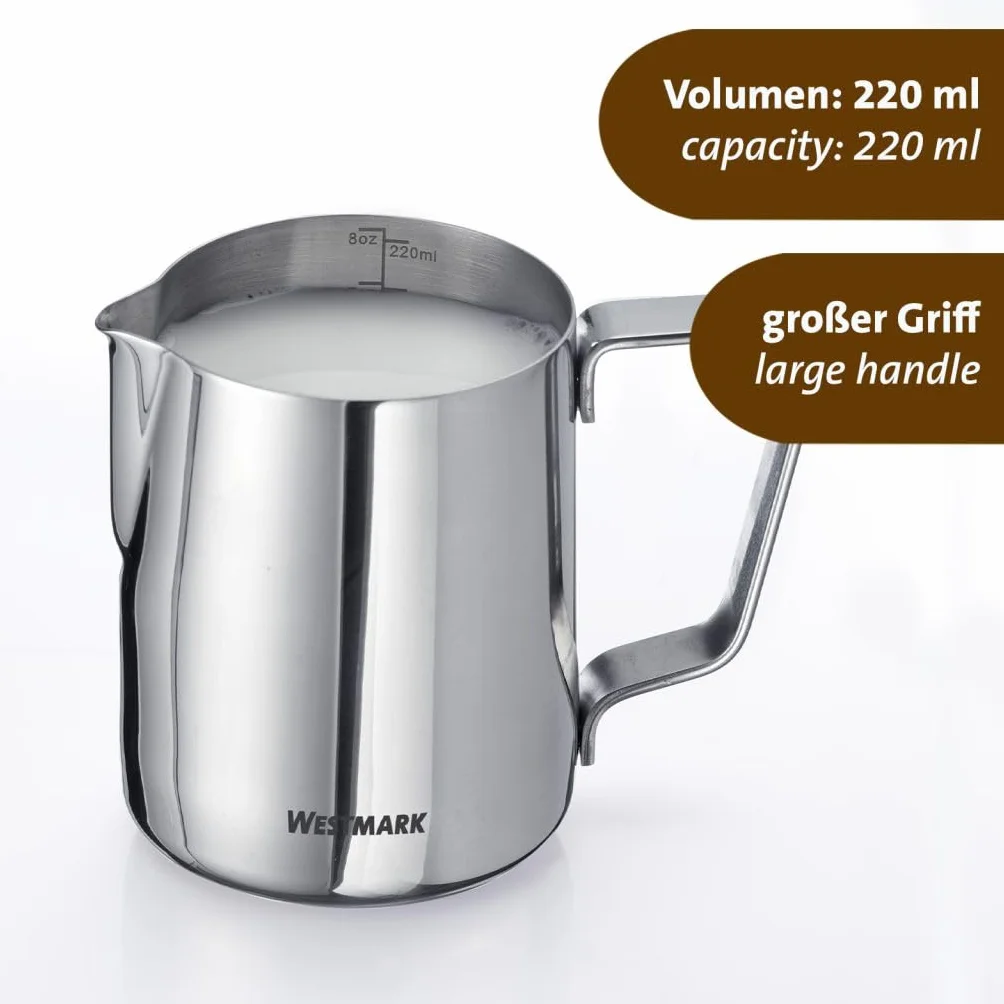Westmark Dzbanek na mleko Brasilia 220 ml stal nierdzewna akcesoria baristyczne