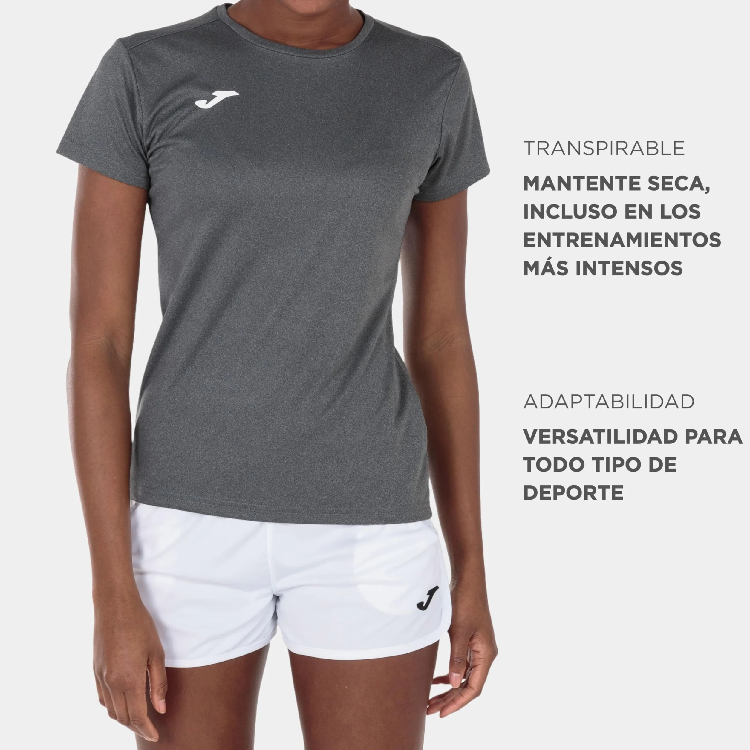 Joma Koszulka Kobiety Koszulka Combi Woman Antracyt M/C